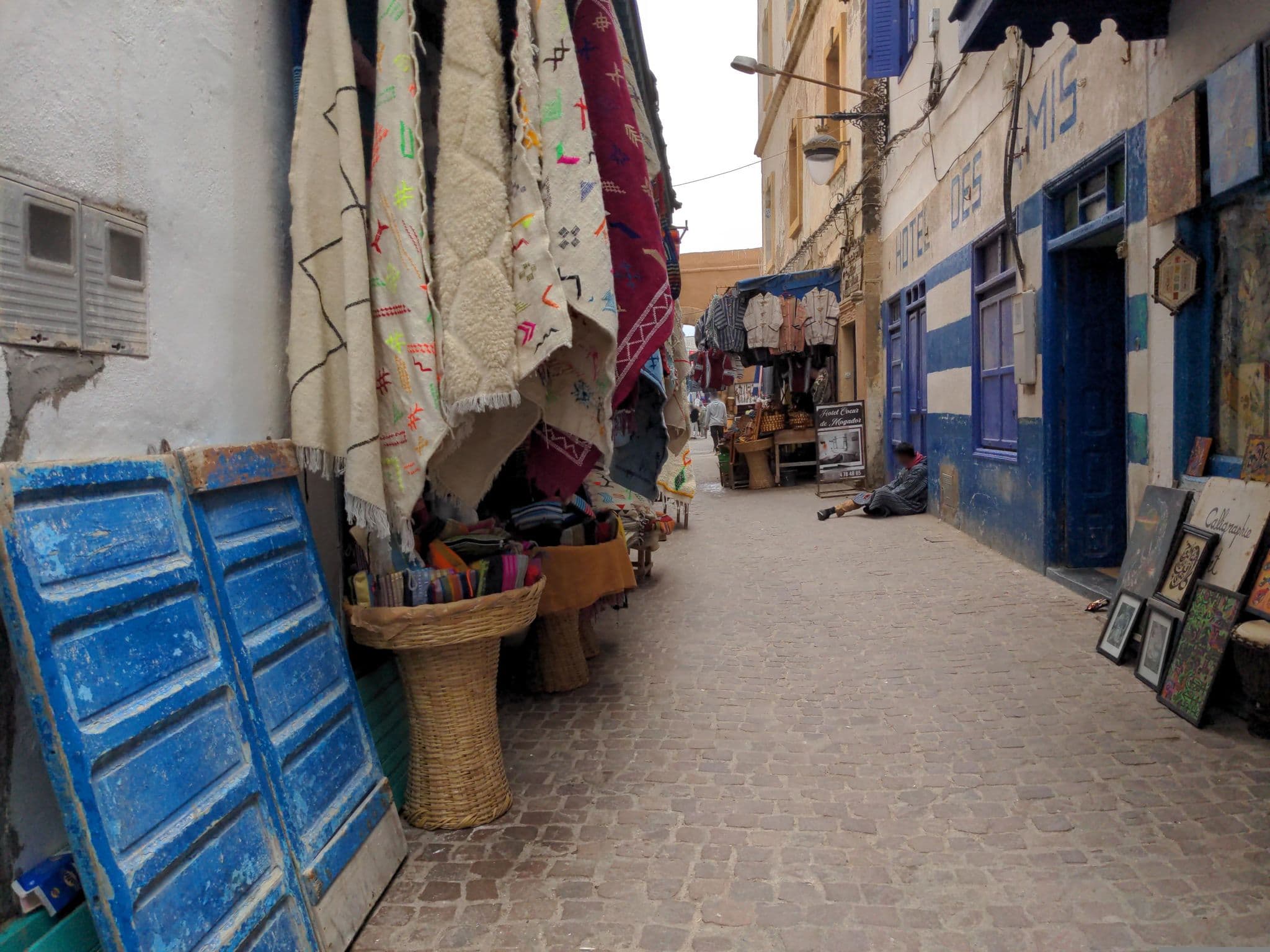Street view near Hôtel Coeur de Mogador, Essaouira