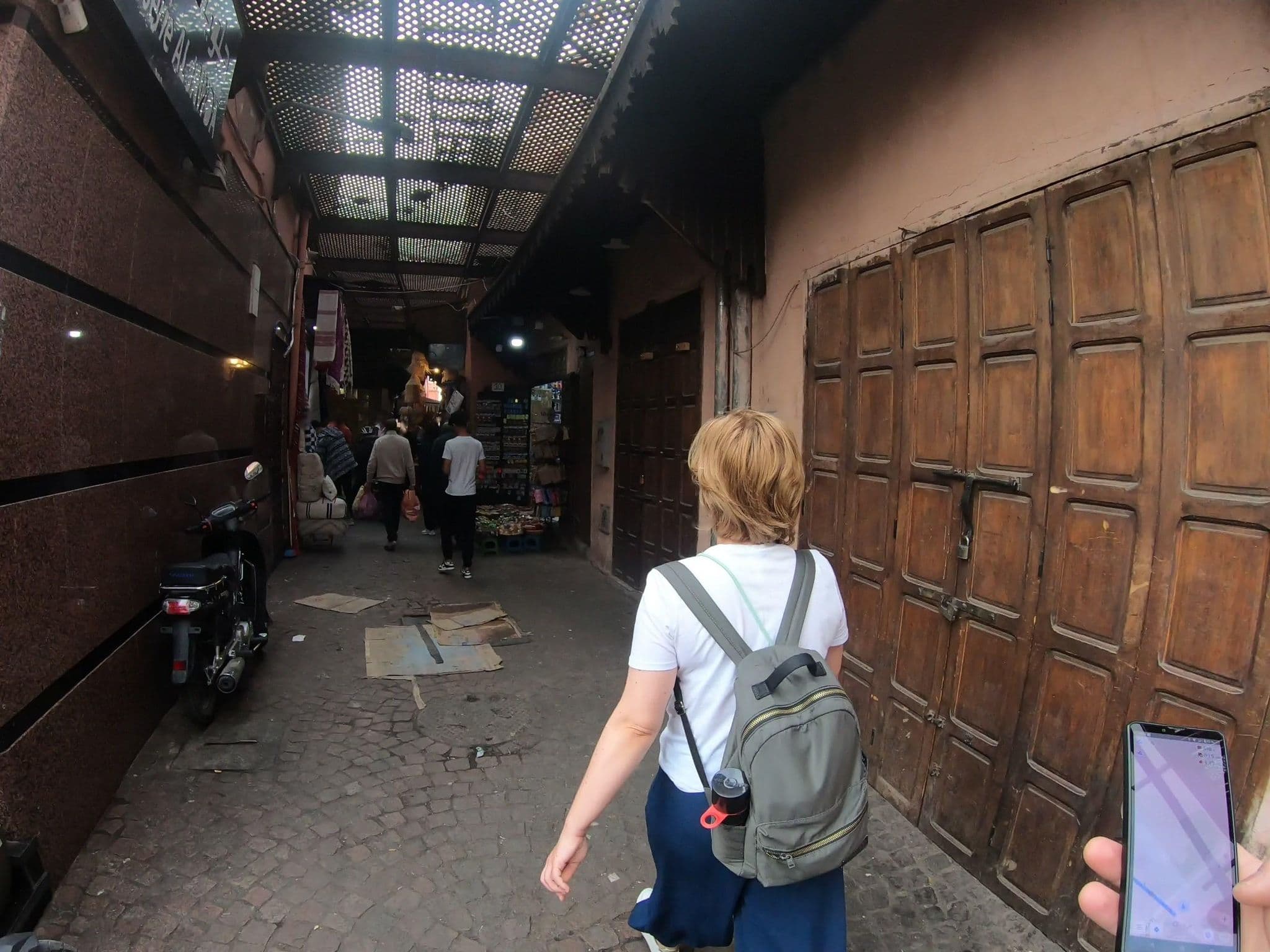 Street view near Riad Flamme D'Orient, Marrakesh — © algirdasc (CC BY-SA · Mapillary)
