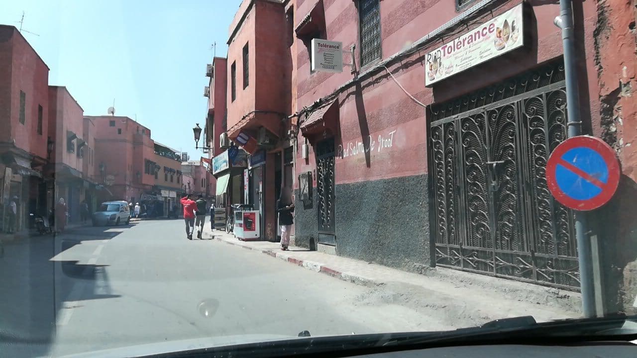 Street view near Riad Dar Yassine, Marrakesh