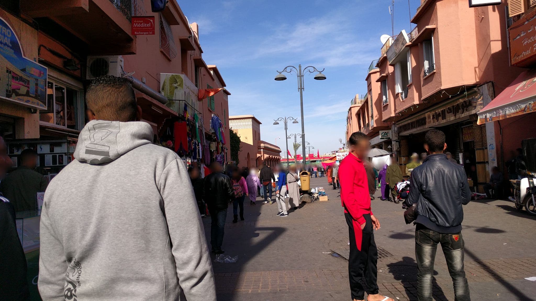Street view near Hotel DarYoussef 68, Marrakesh