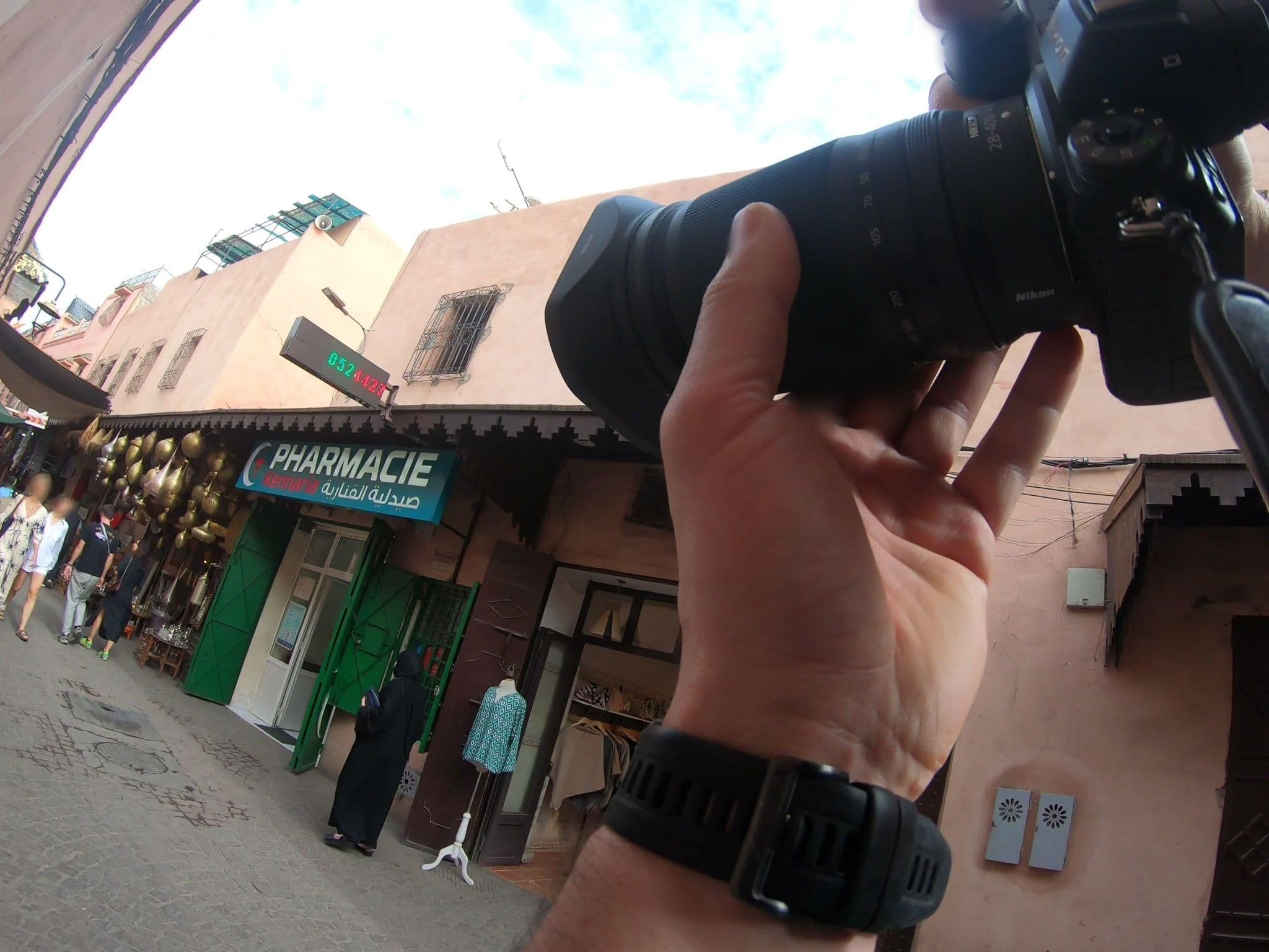Street view near Riad Siwan, Marrakesh