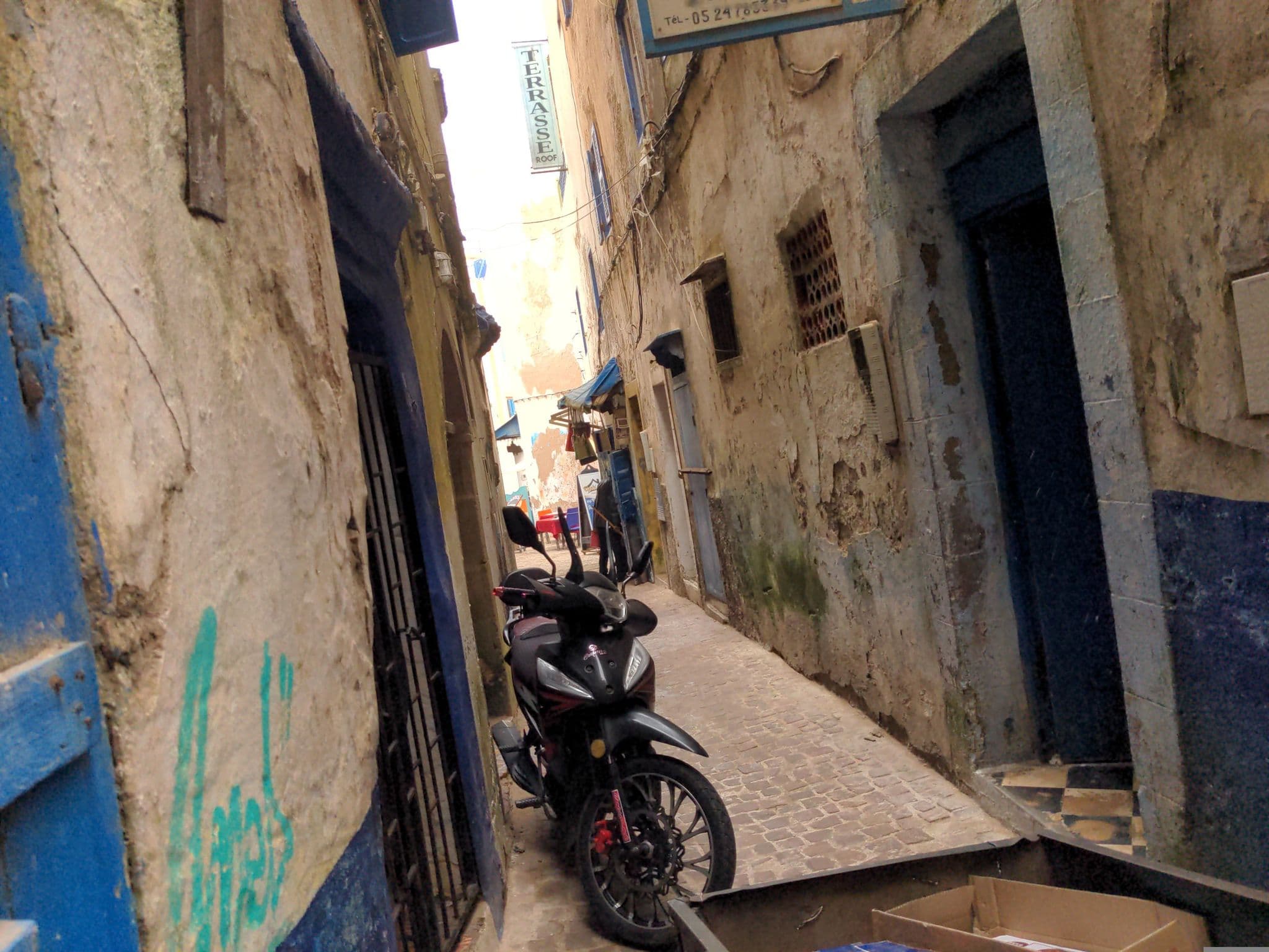 Street view near Dar Fatma, Essaouira — © asturksever (CC BY-SA · Mapillary)