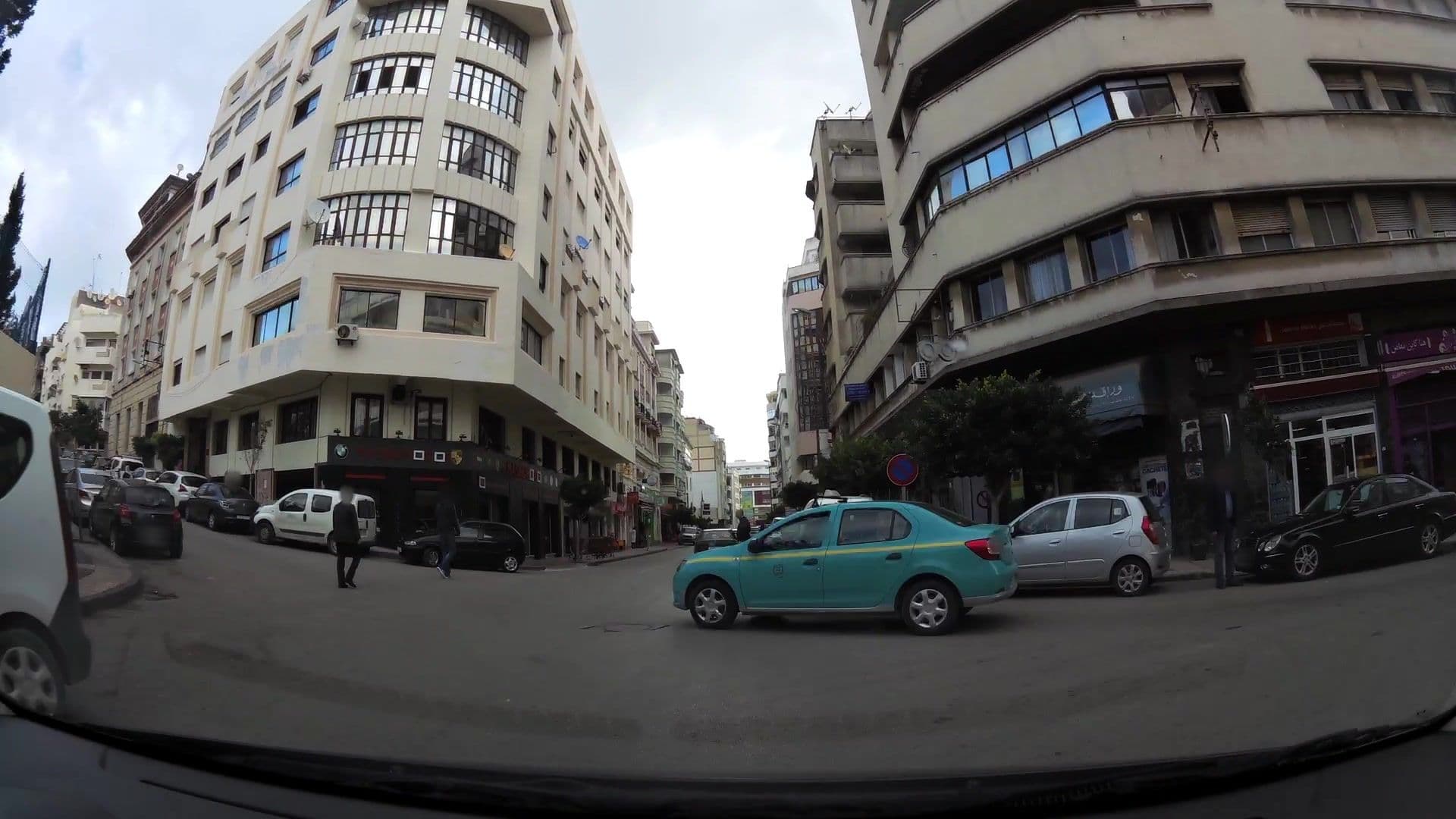 Street view near Hotel Nezha, Tangier — © kaartcam (CC BY-SA · Mapillary)