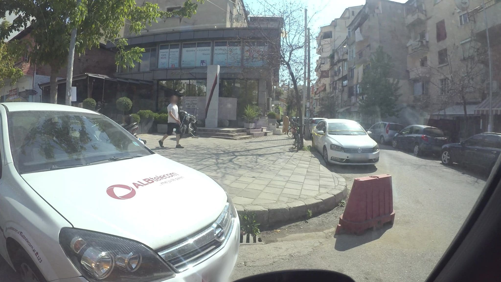Street view near Guesthouse Fortuzi, Tirana