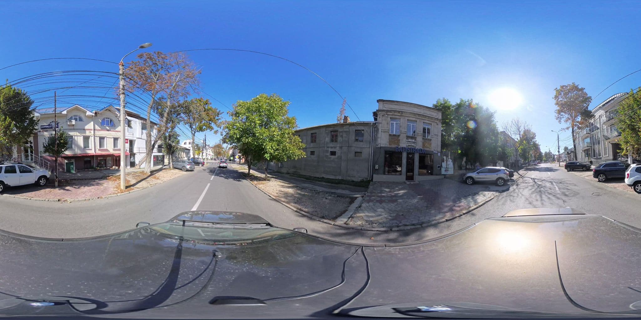 Street view near Mesogios Hotel, Chisinau — © Sku1255 (CC BY-SA · Mapillary)