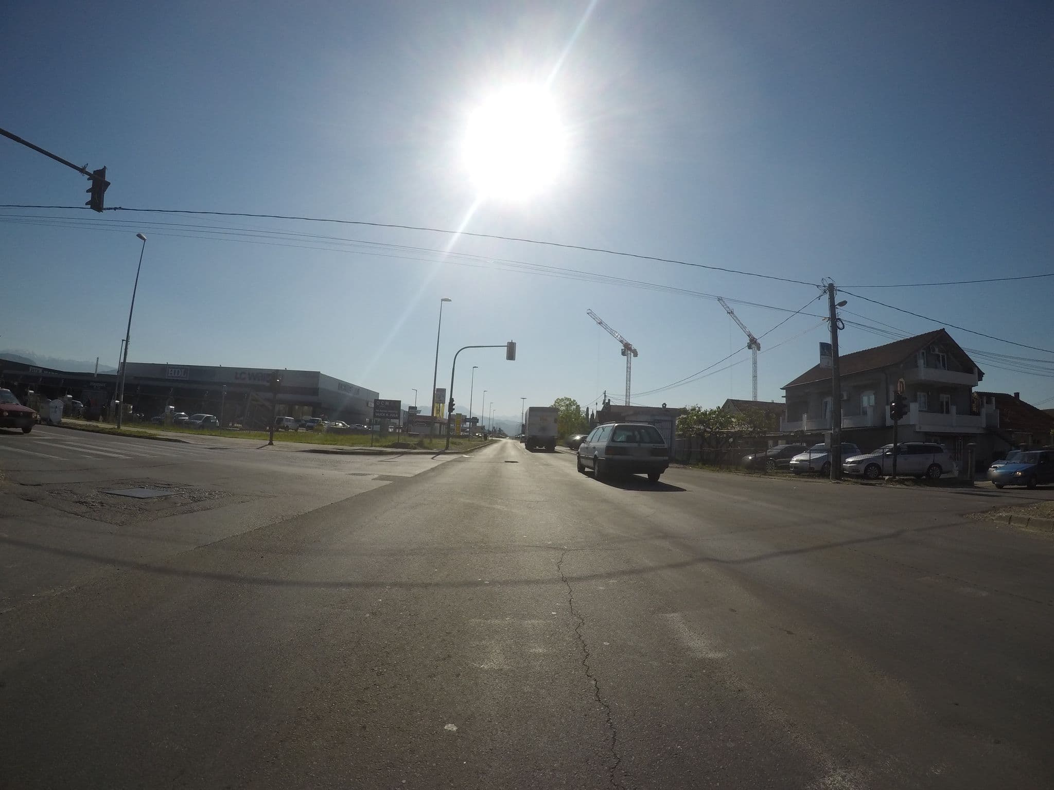 Street view near Hotel M Podgorica, Podgorica — © chrisbeddow (CC BY-SA · Mapillary)