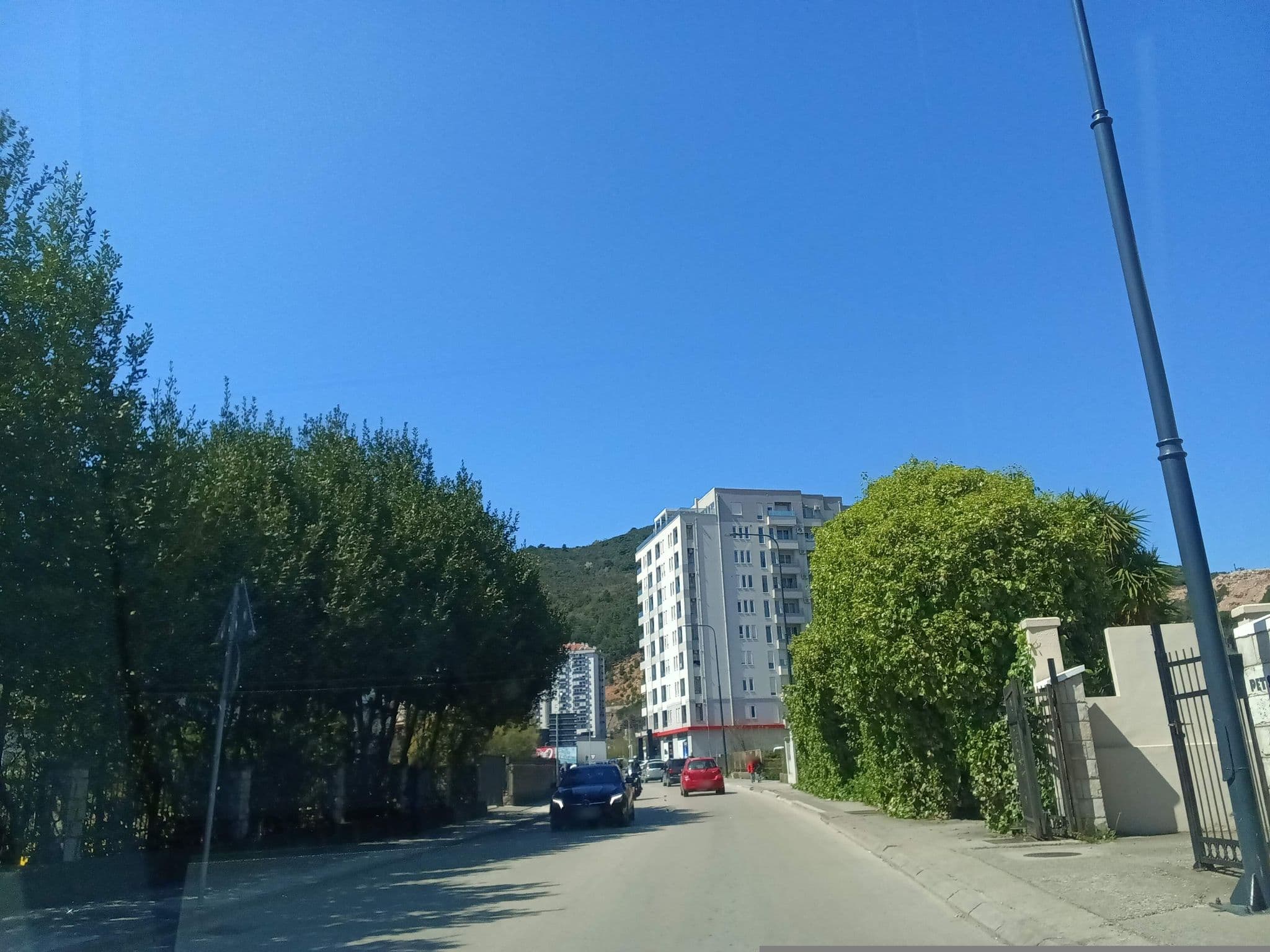 Street view near Hotel Jovana, Budva