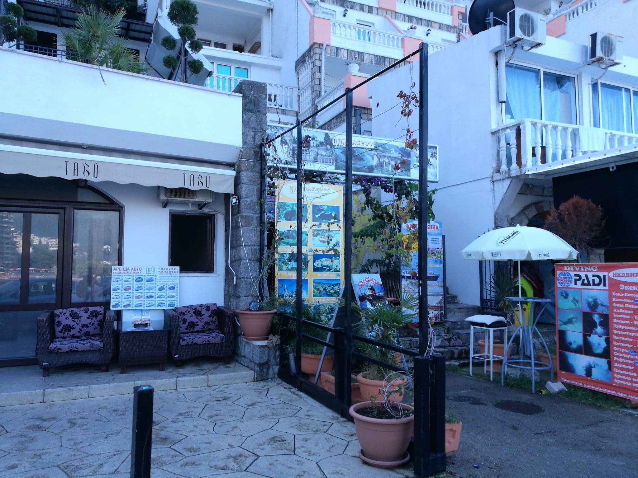 Street view near Hotel Kuč, Budva