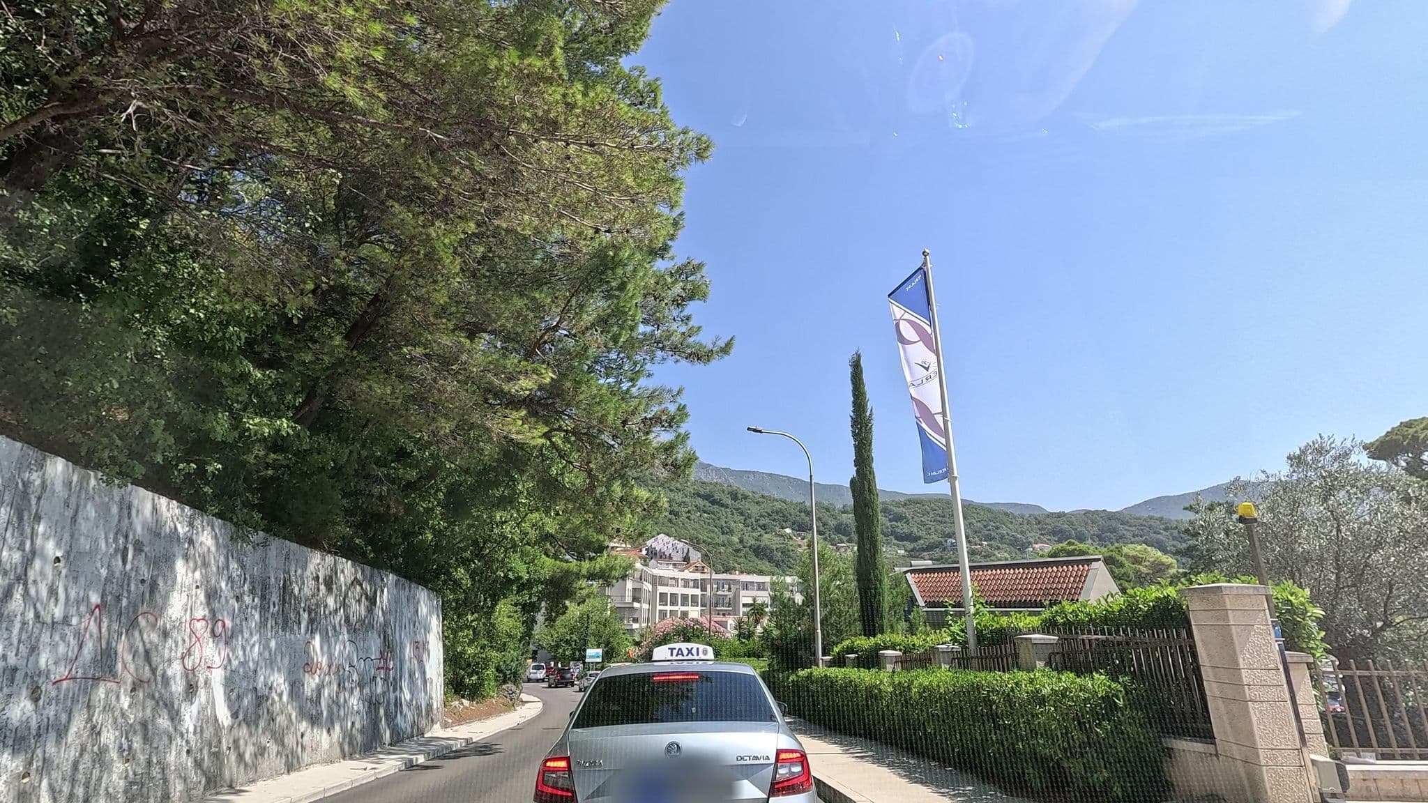 Street view near Hotel Kredo, Herceg Novi — © Cakalovski (CC BY-SA · Mapillary)