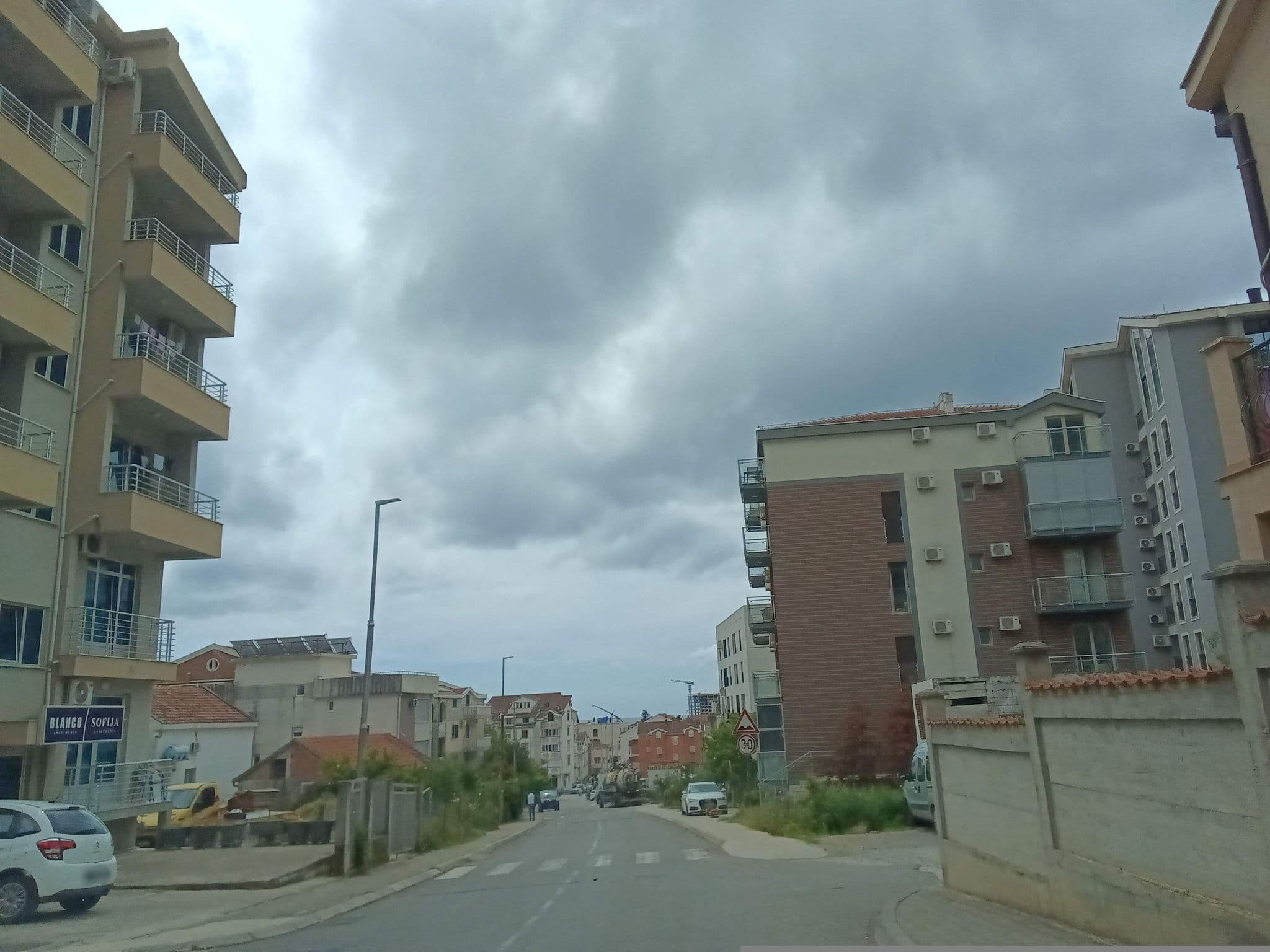 Street view near Villa Sanja, Budva