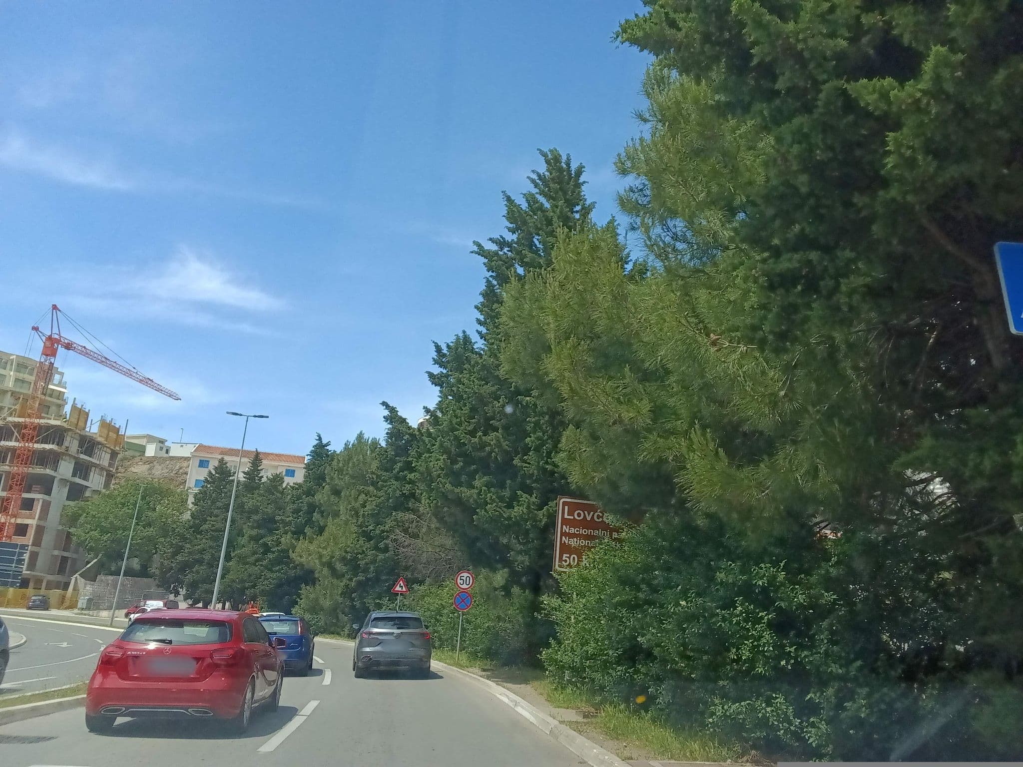 Street view near Princess Milena Apartment, Budva