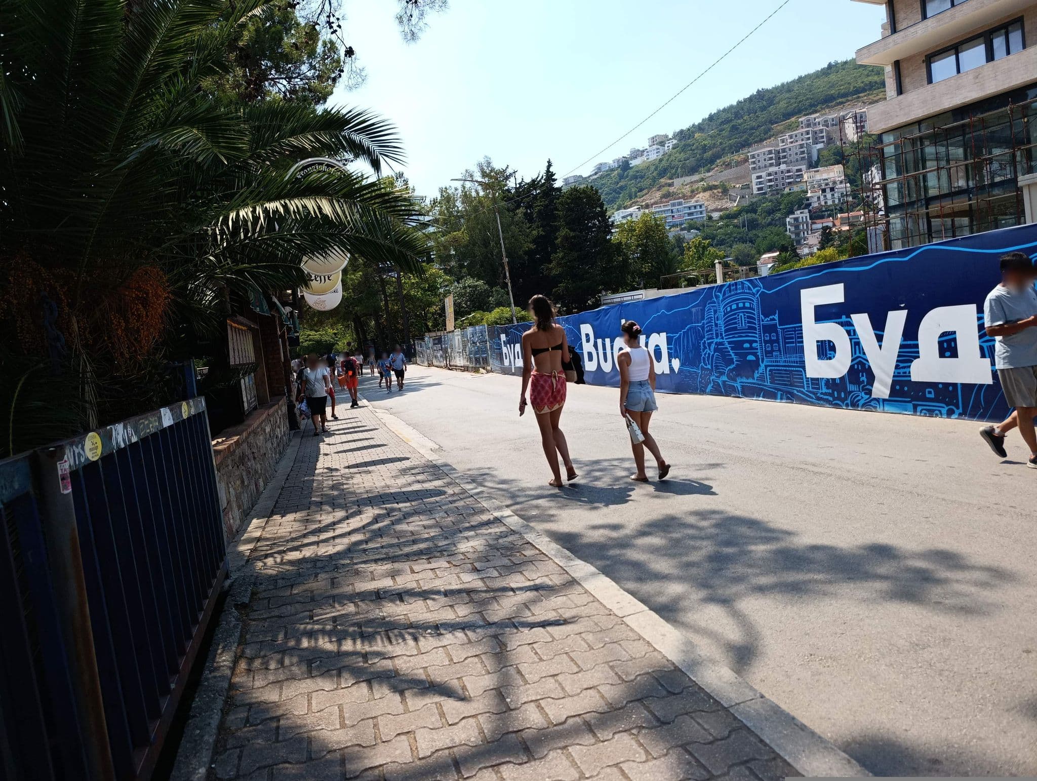 Street view near Hotel Fontana, Budva — © shoorick (CC BY-SA · Mapillary)