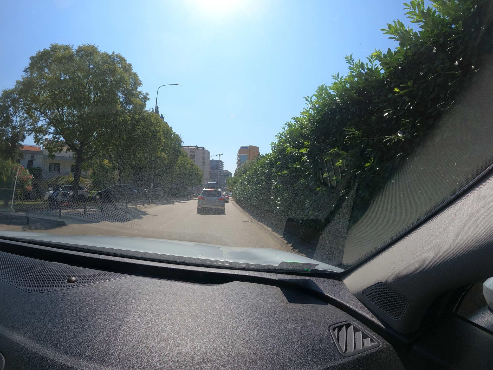 Street view near Hotel Vela, Budva