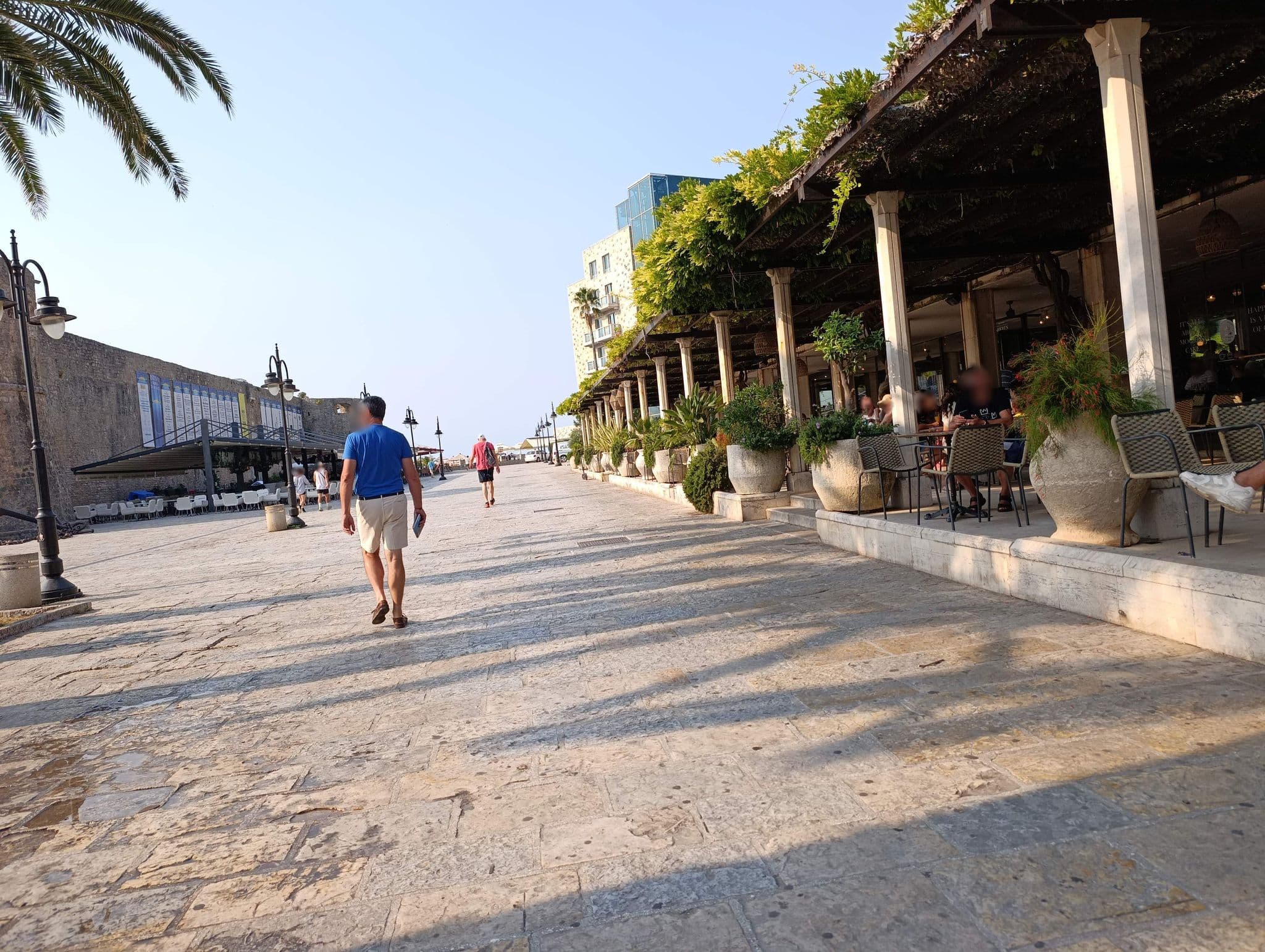 Street view near Hotel Mogren, Budva