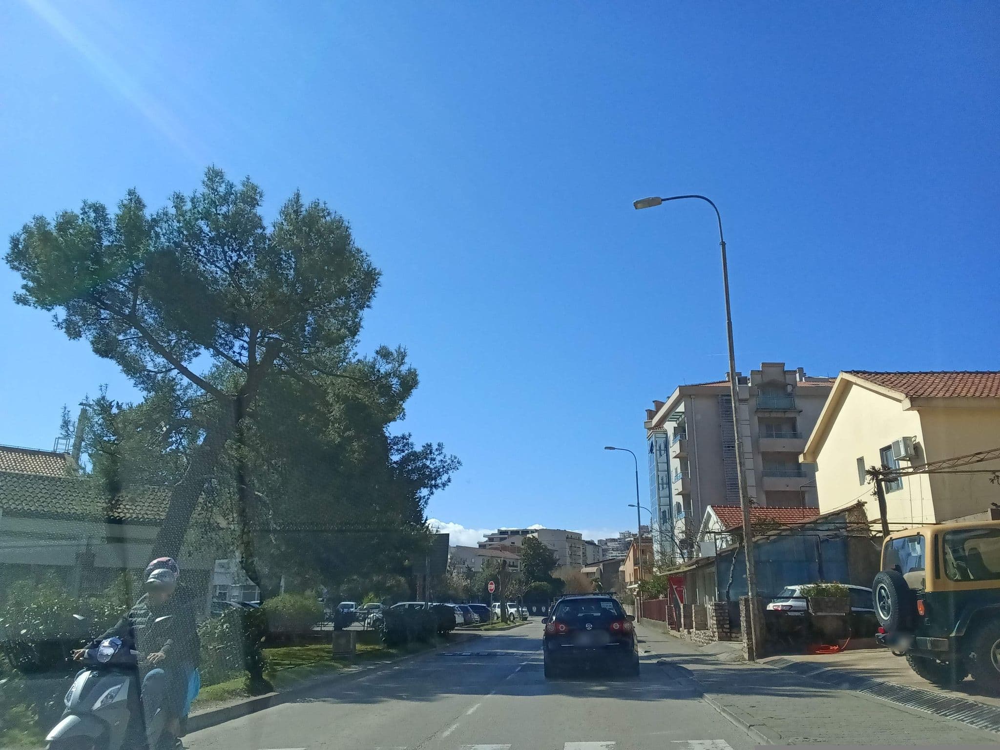 Street view near Hotel Grbalj, Budva