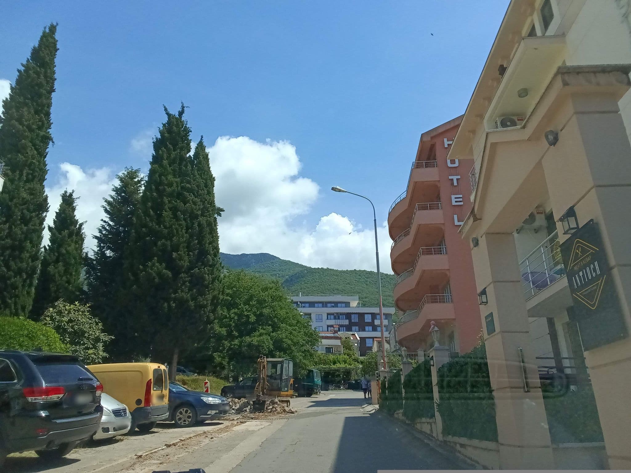 Street view near Rooms Domador Bečići, Budva