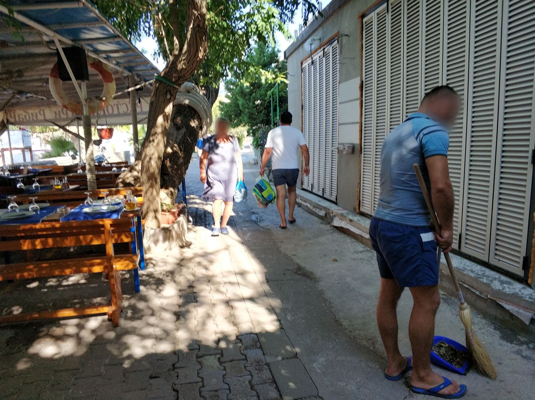 Street view near Hotel Aleksandar - Rafailovići, Budva