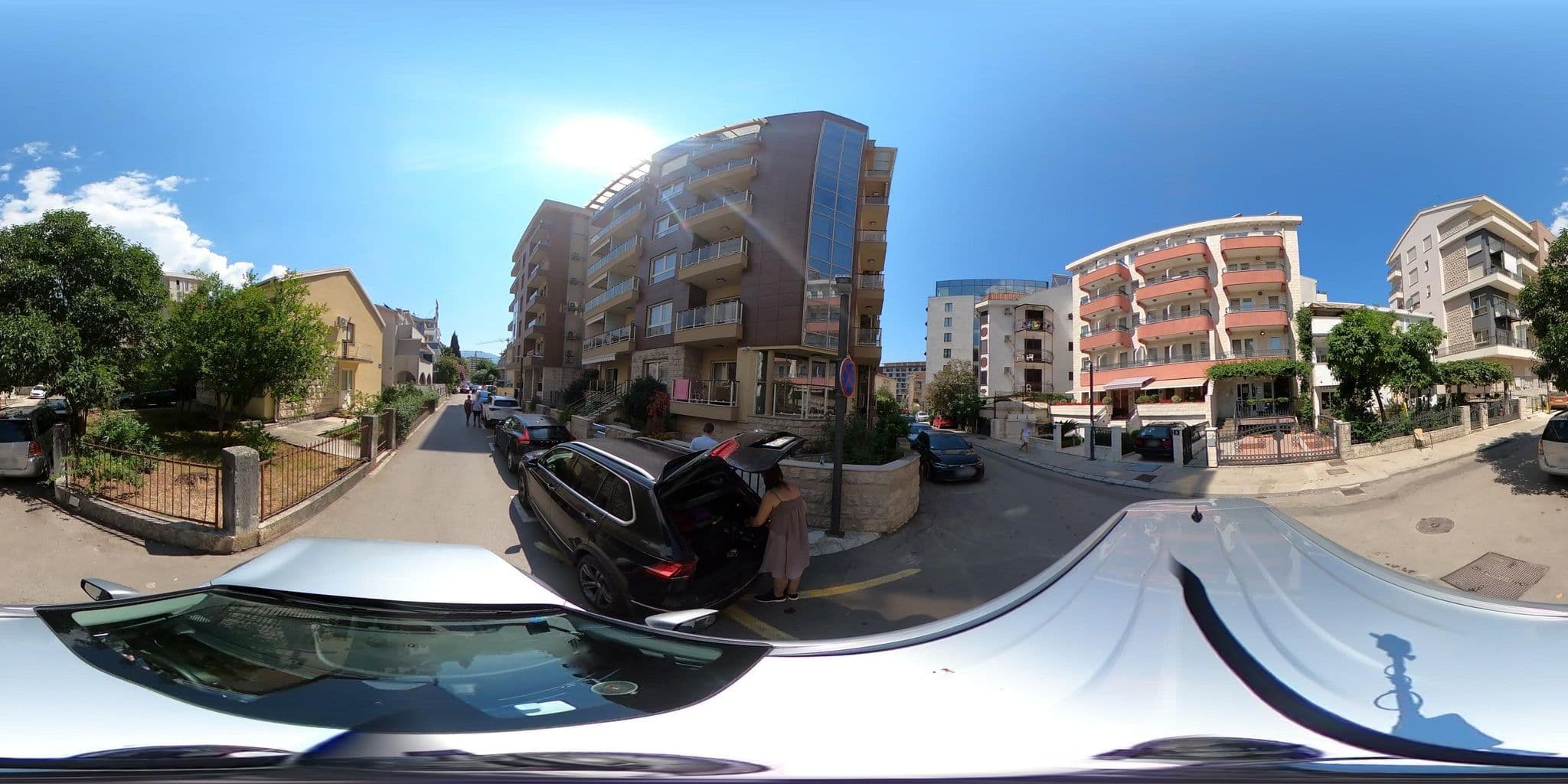 Street view near Villa Ivona, Budva