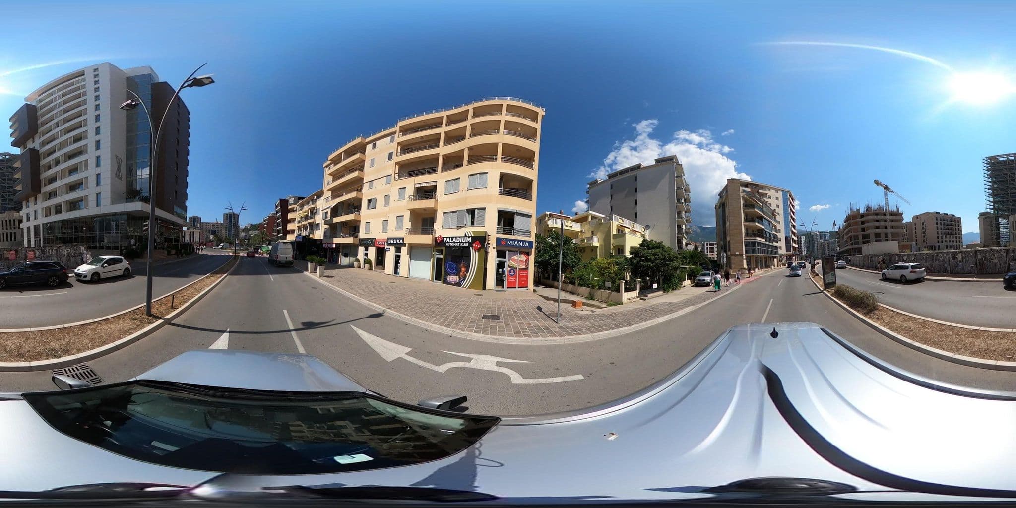 Street view near Wow, Budva