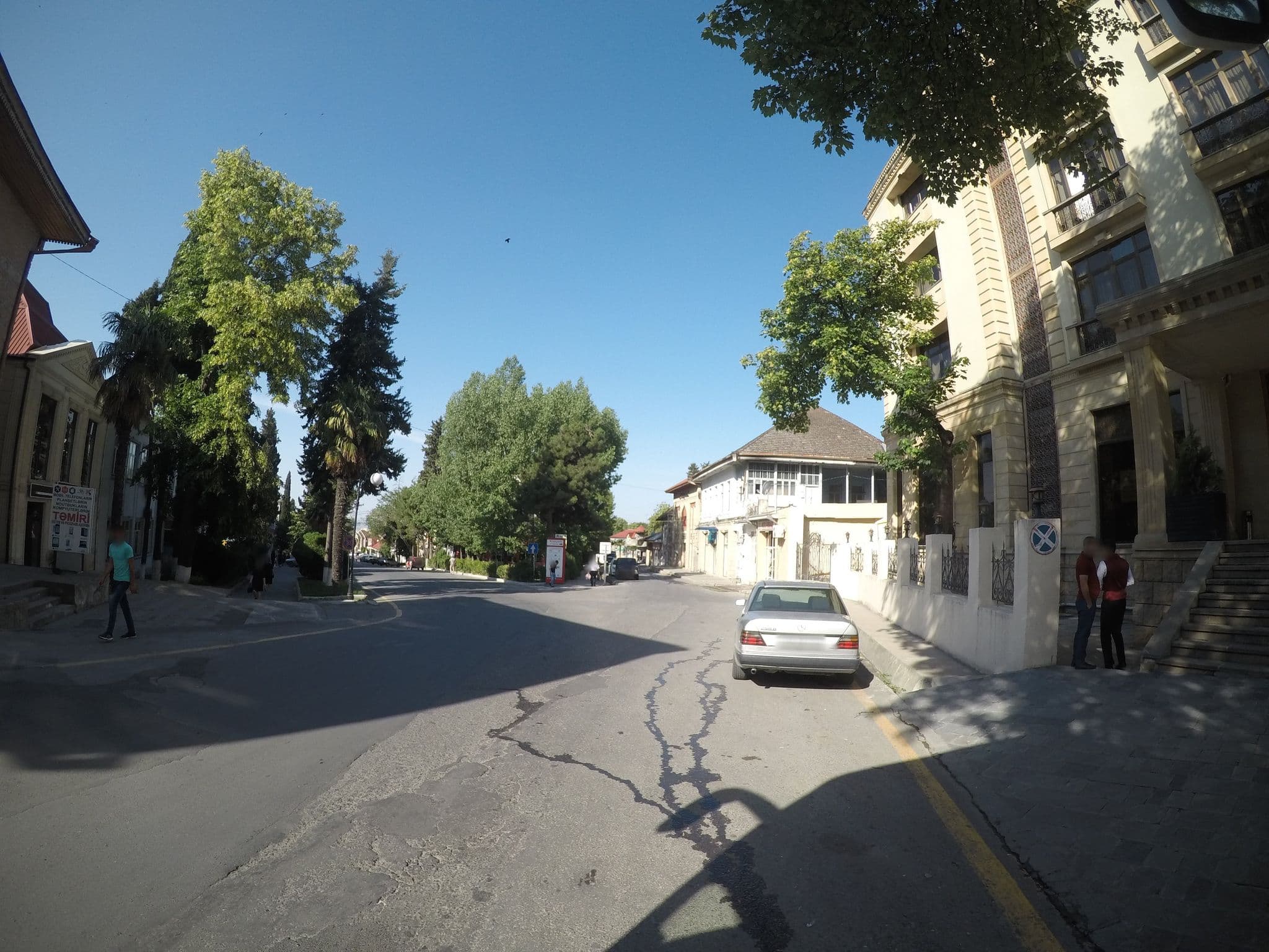 Street view near Şah Palace Otel, Sheki — © westbam (CC BY-SA · Mapillary)