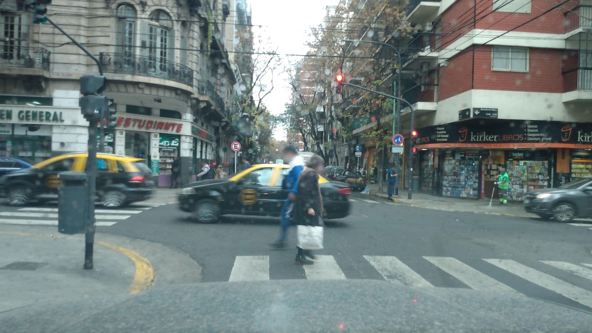 Street view near Hotel Azul, Balvanera