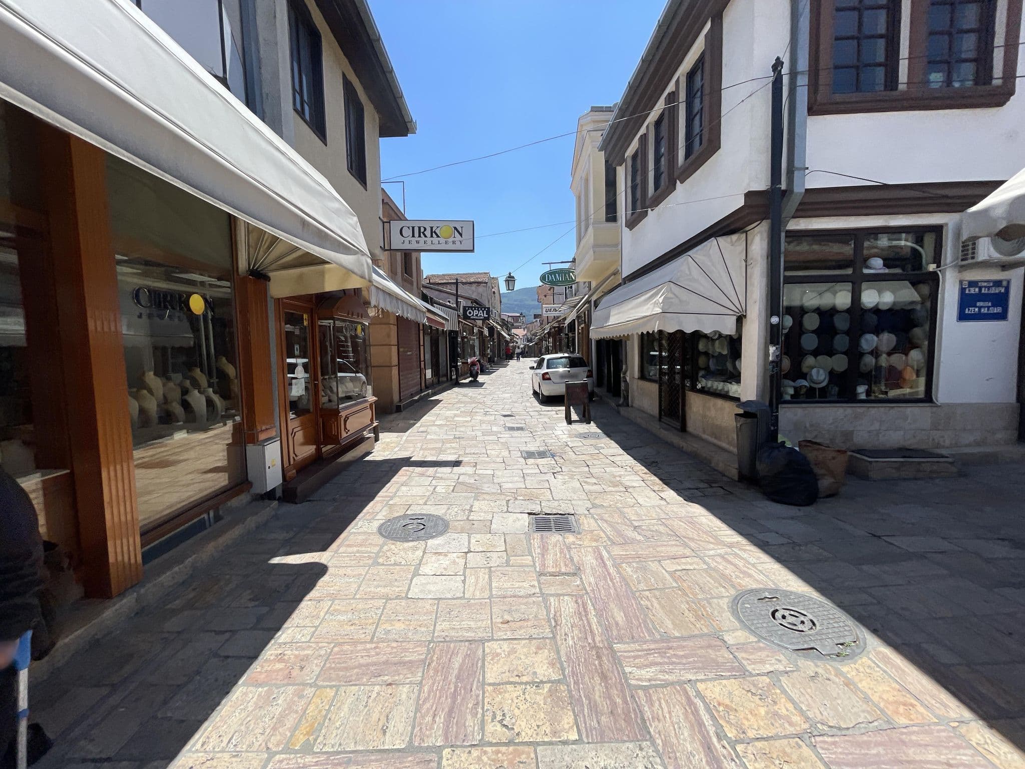 Street view near Santos, Skopje — © asturksever (CC BY-SA · Mapillary)