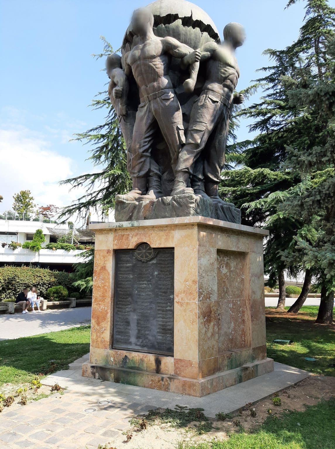 Street view near Hotel Macedonia Square, Skopje — © david1221221122 (CC BY-SA · Mapillary)