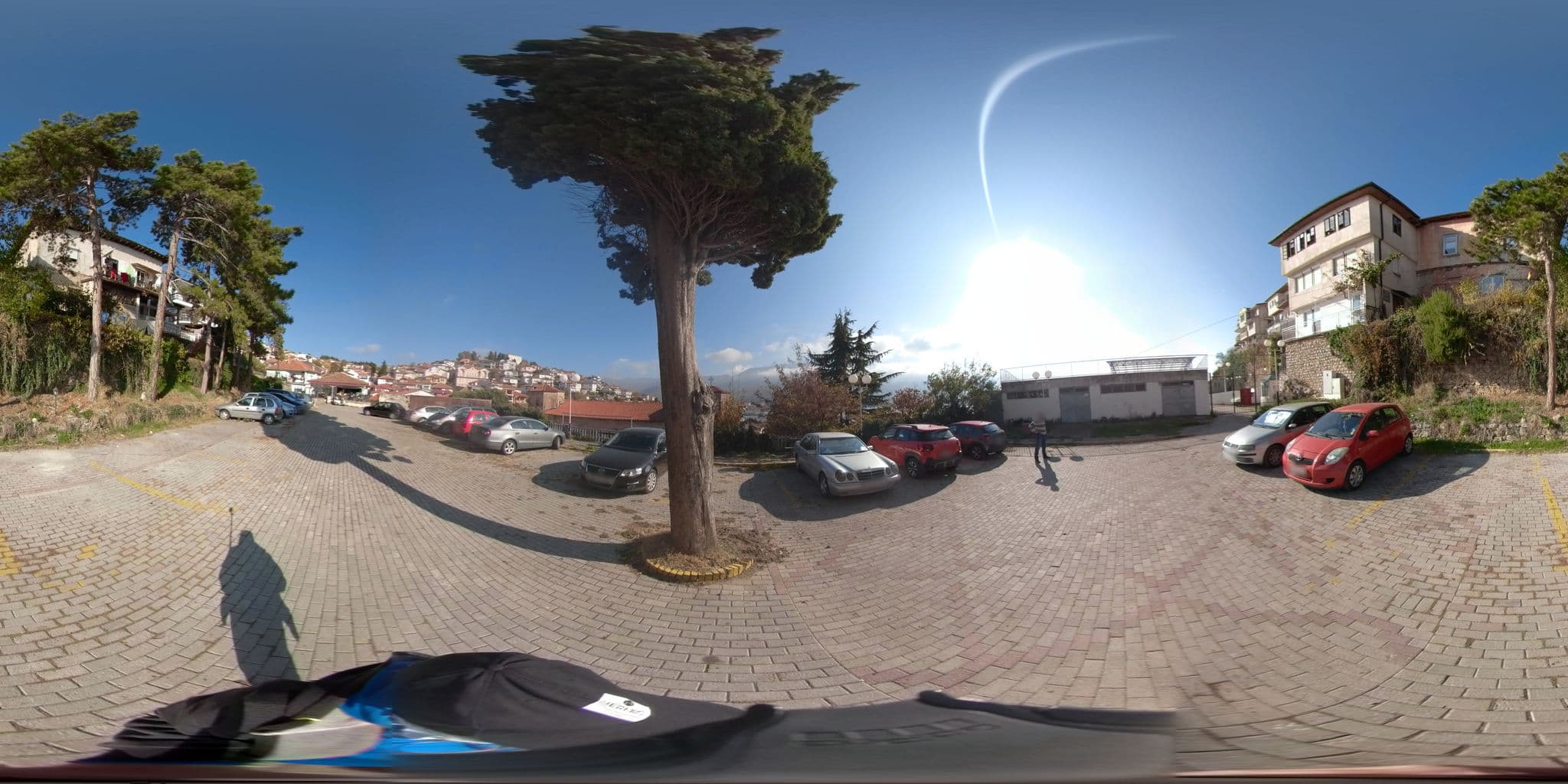 Street view near Villa Sofija, Ohrid — © akyrkou (CC BY-SA · Mapillary)