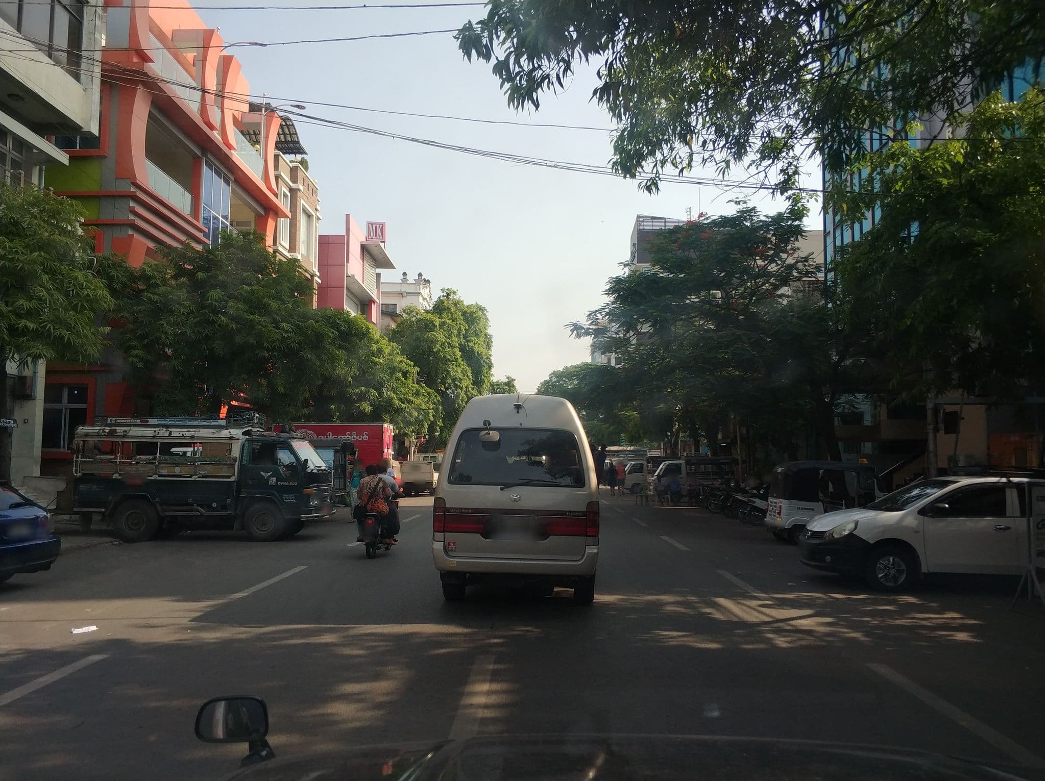 Street view near Universe Hotel, Mandalay