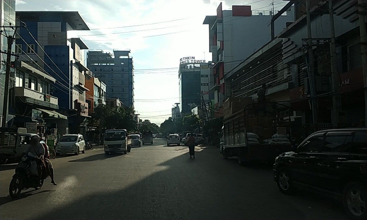 Street view near Hotel 8, Mandalay