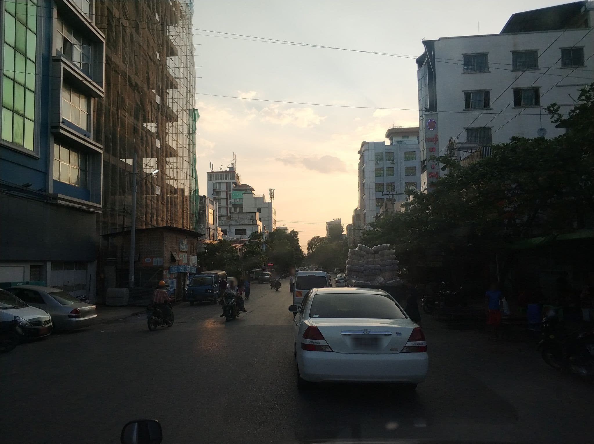 Street view near Hotel A1, Mandalay
