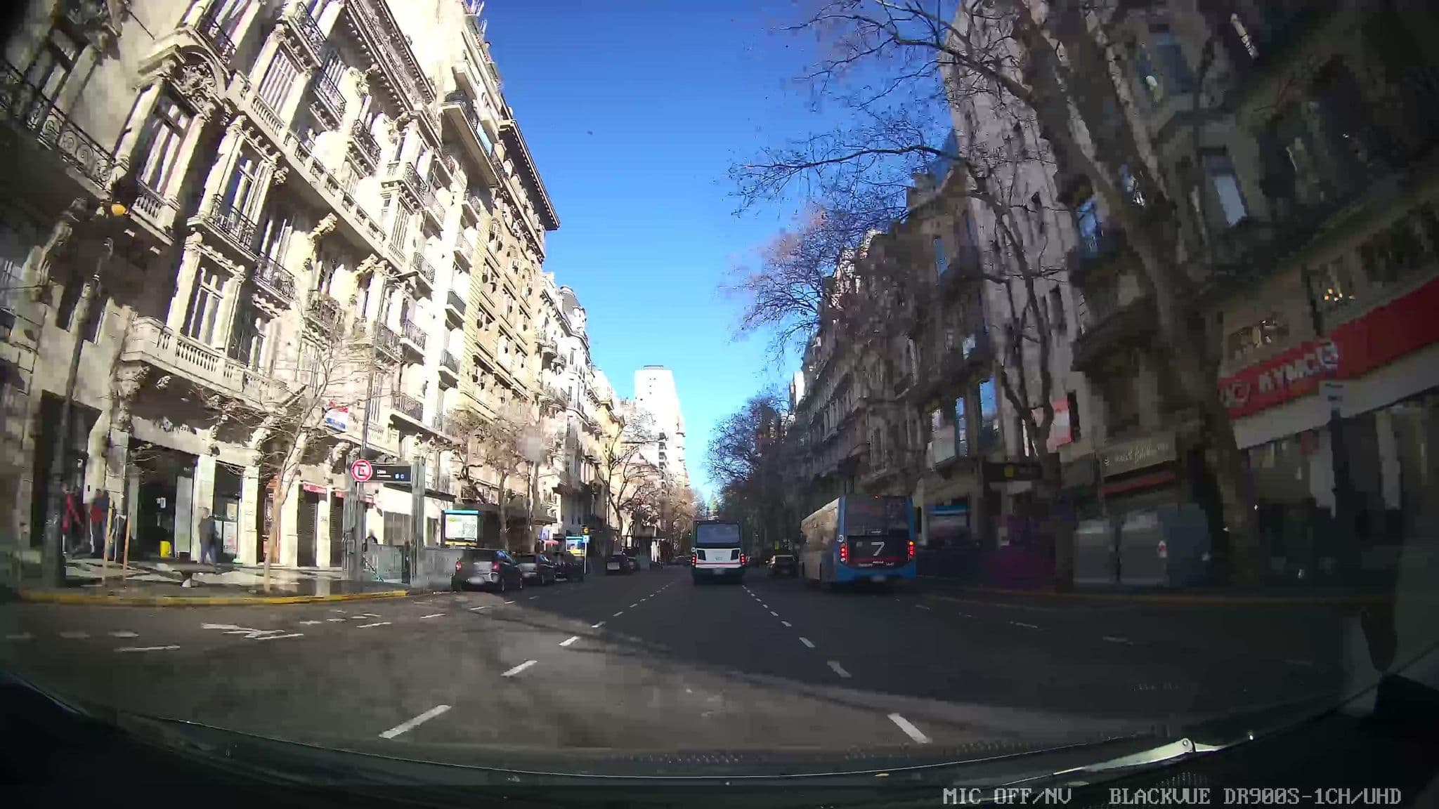 Street view near Hotel Madrid, Buenos Aires