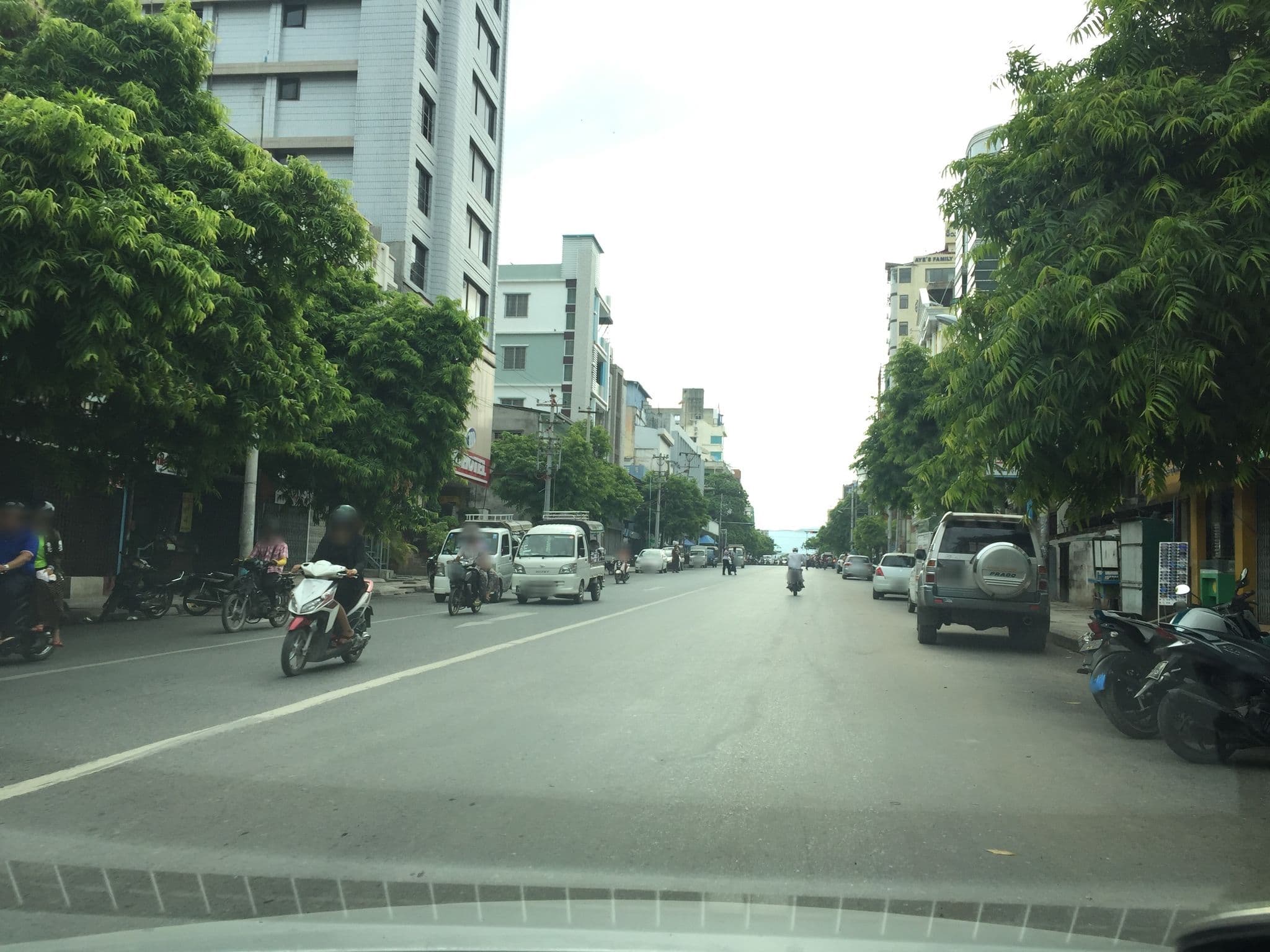 Street view near M3 Hotel, Mandalay