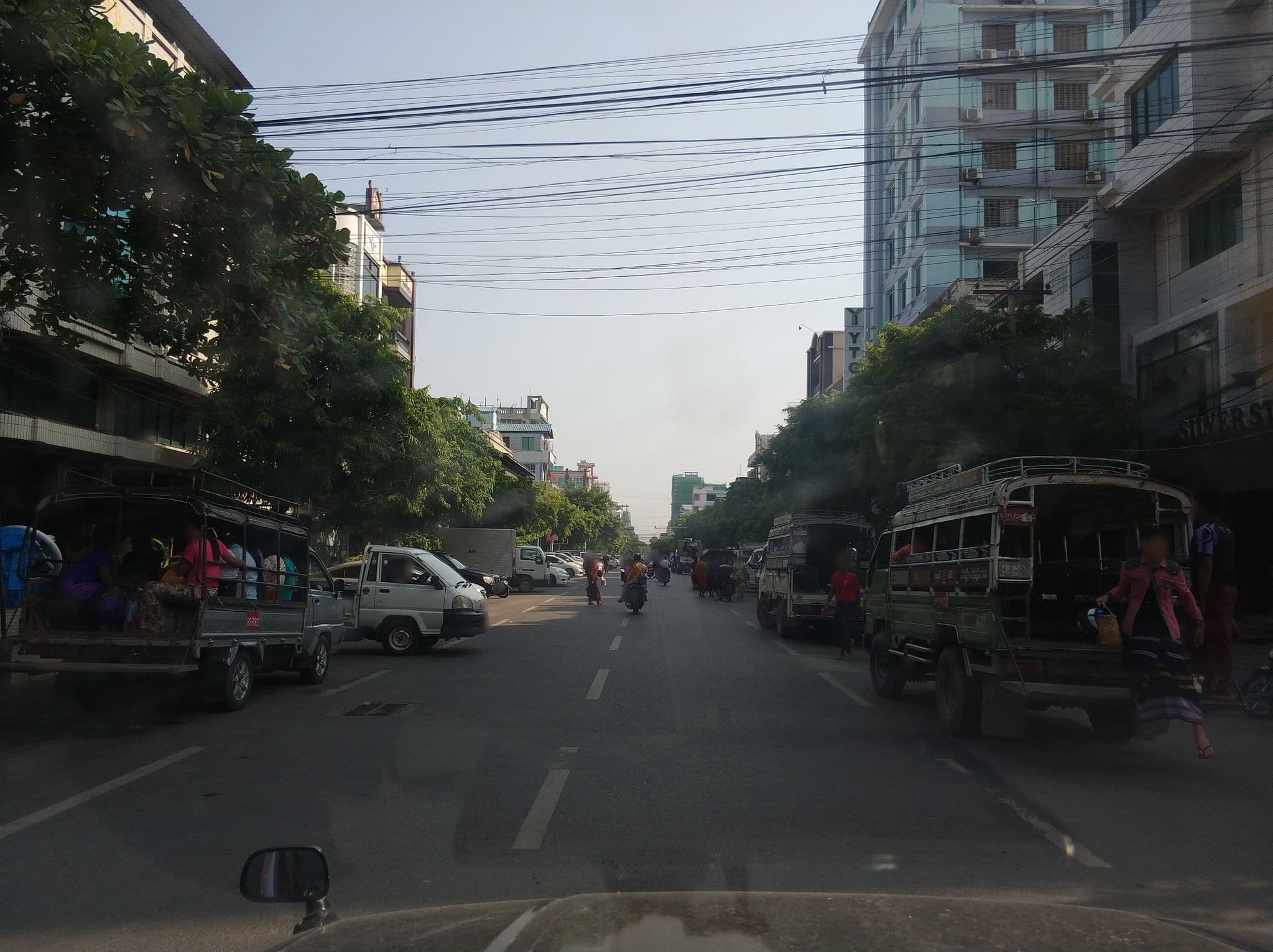 Street view near Silver Star, Mandalay