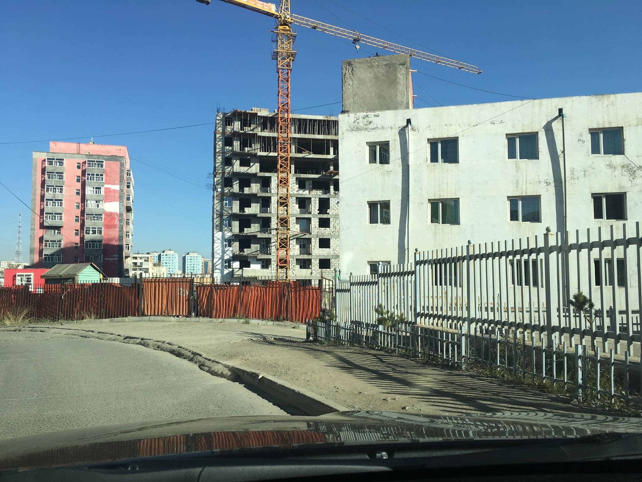Street view near Olympic Hotel, Ulan Bator — © munkhbold (CC BY-SA · Mapillary)