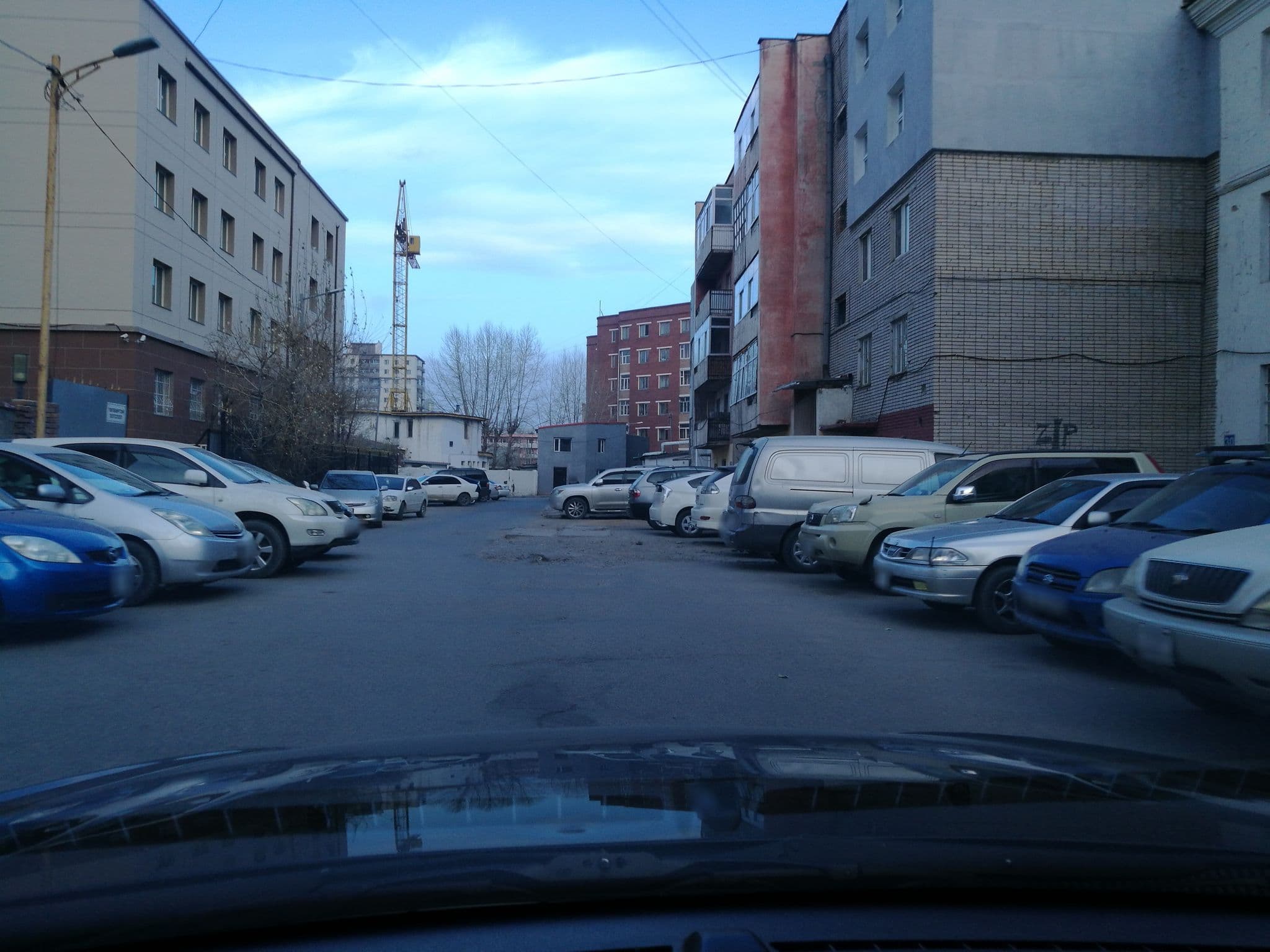 Street view near Guide Hotel, Ulan Bator