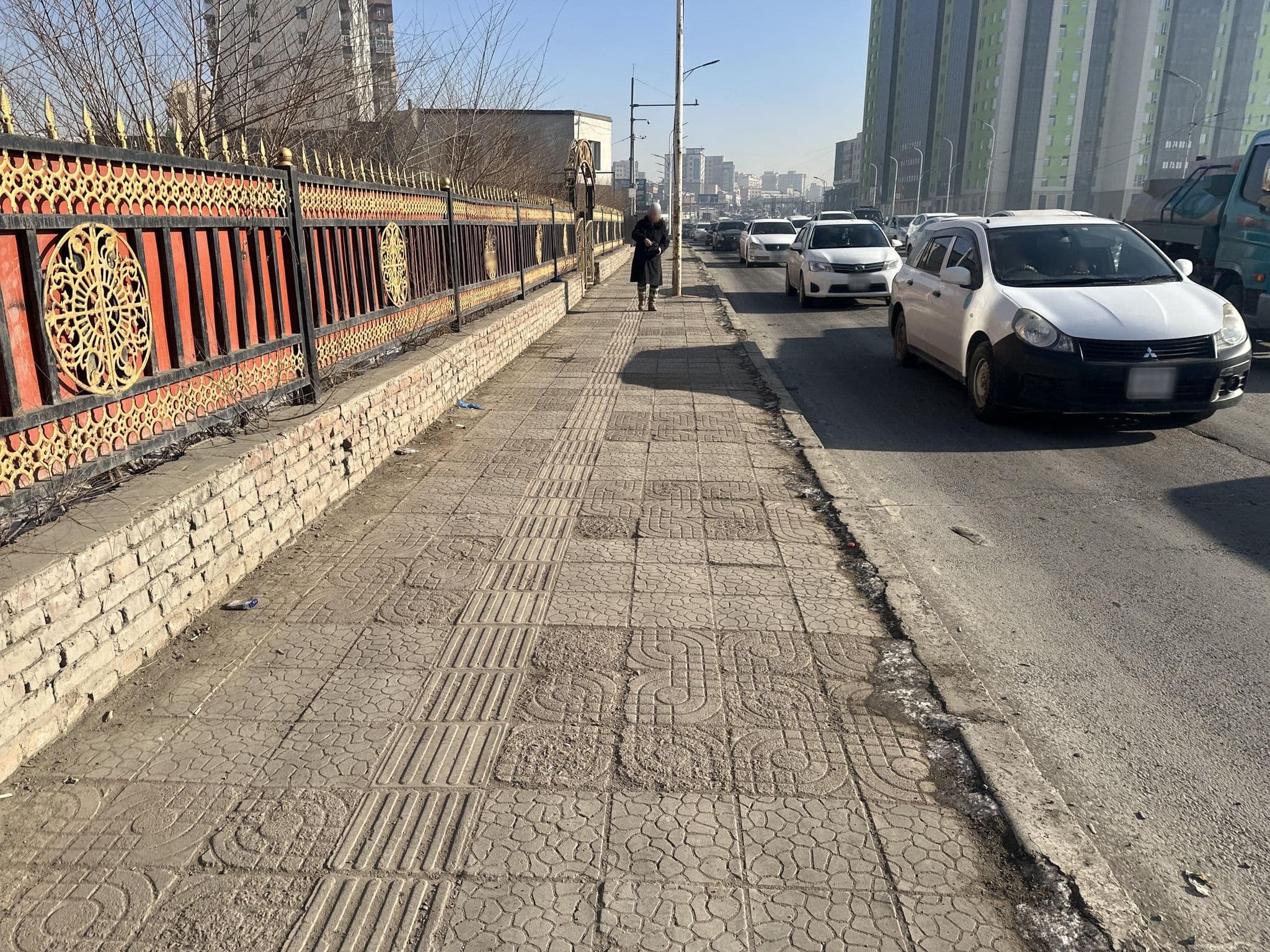 Street view near Hunnu, Ulan Bator
