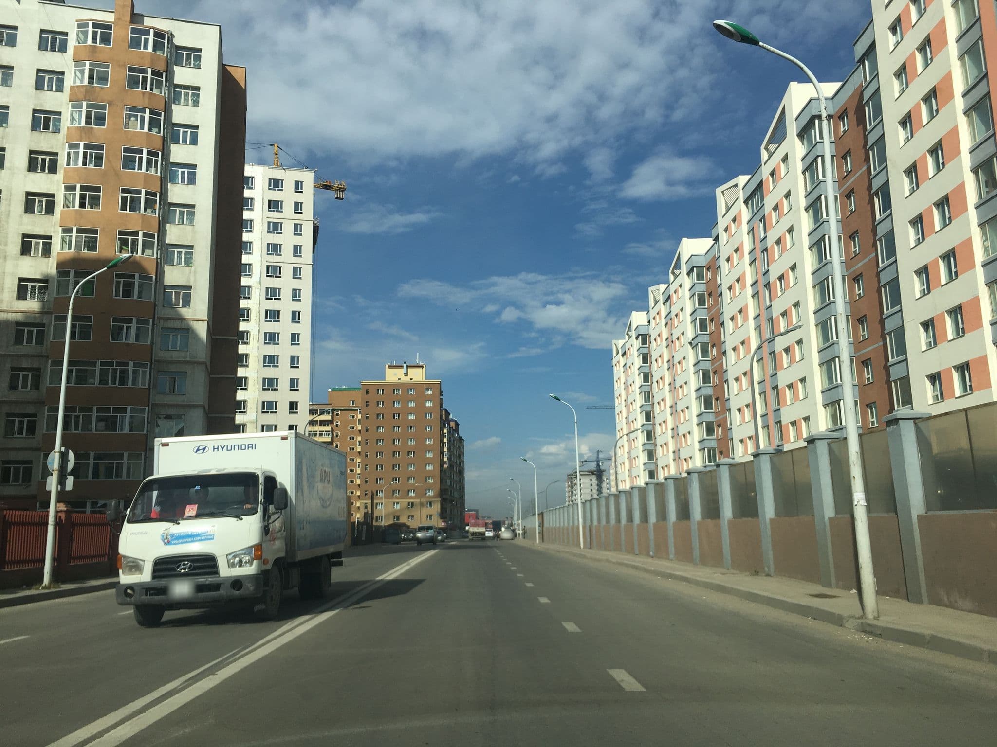 Street view near River Stone, Ulan Bator