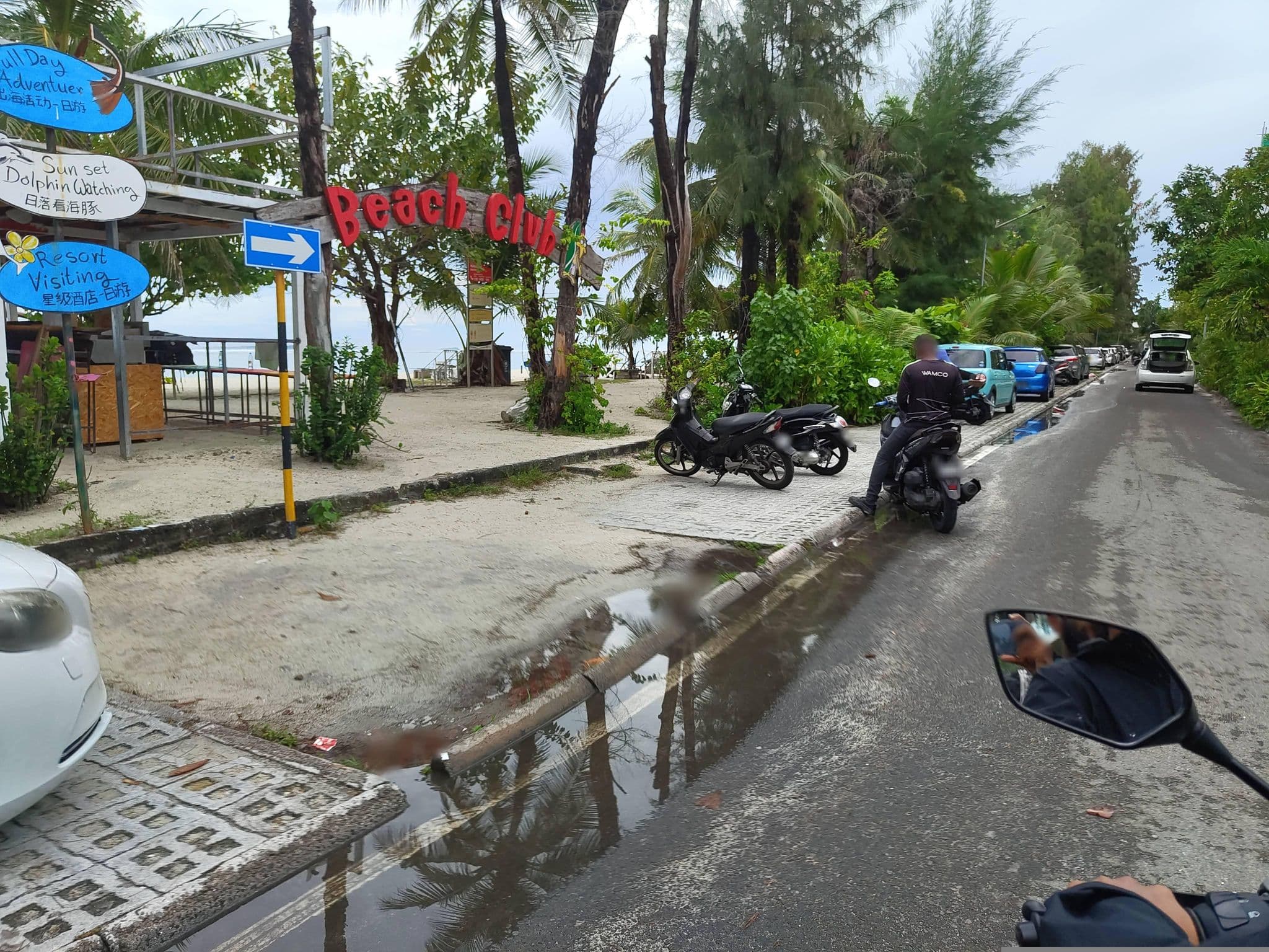 Street view near Planktons Beach, Hulhumale