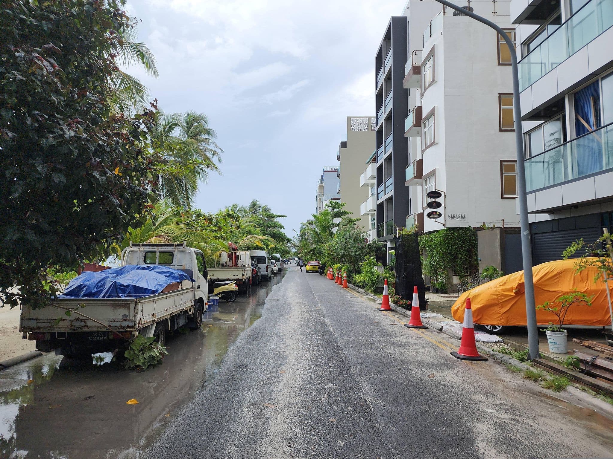 Street view near blue crystal view, Hulhumale