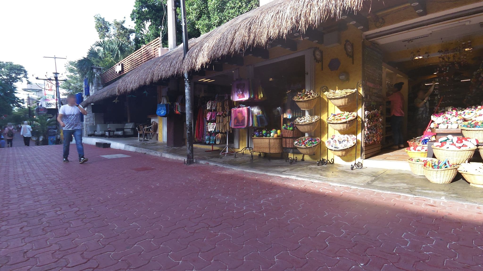 Street view near Plaza Mariachi, Playa del Carmen