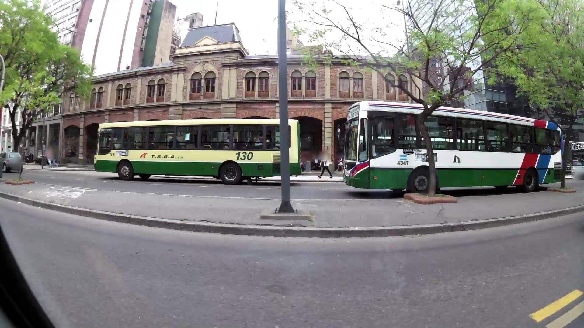 Street view near Tres Sargentos Hotel, Buenos Aires