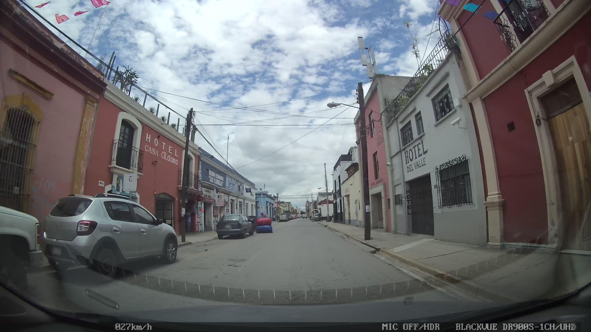Street view near Hotel Aldana, Oaxaca — © nicovargas (CC BY-SA · Mapillary)