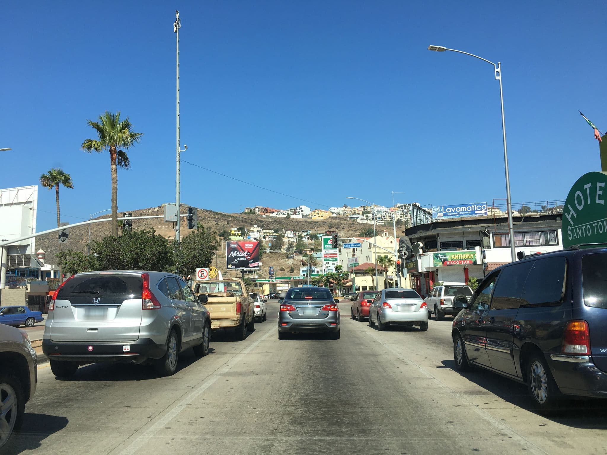 Street view near Hotel Santo Tomas, Ensenada — © ccossio (CC BY-SA · Mapillary)