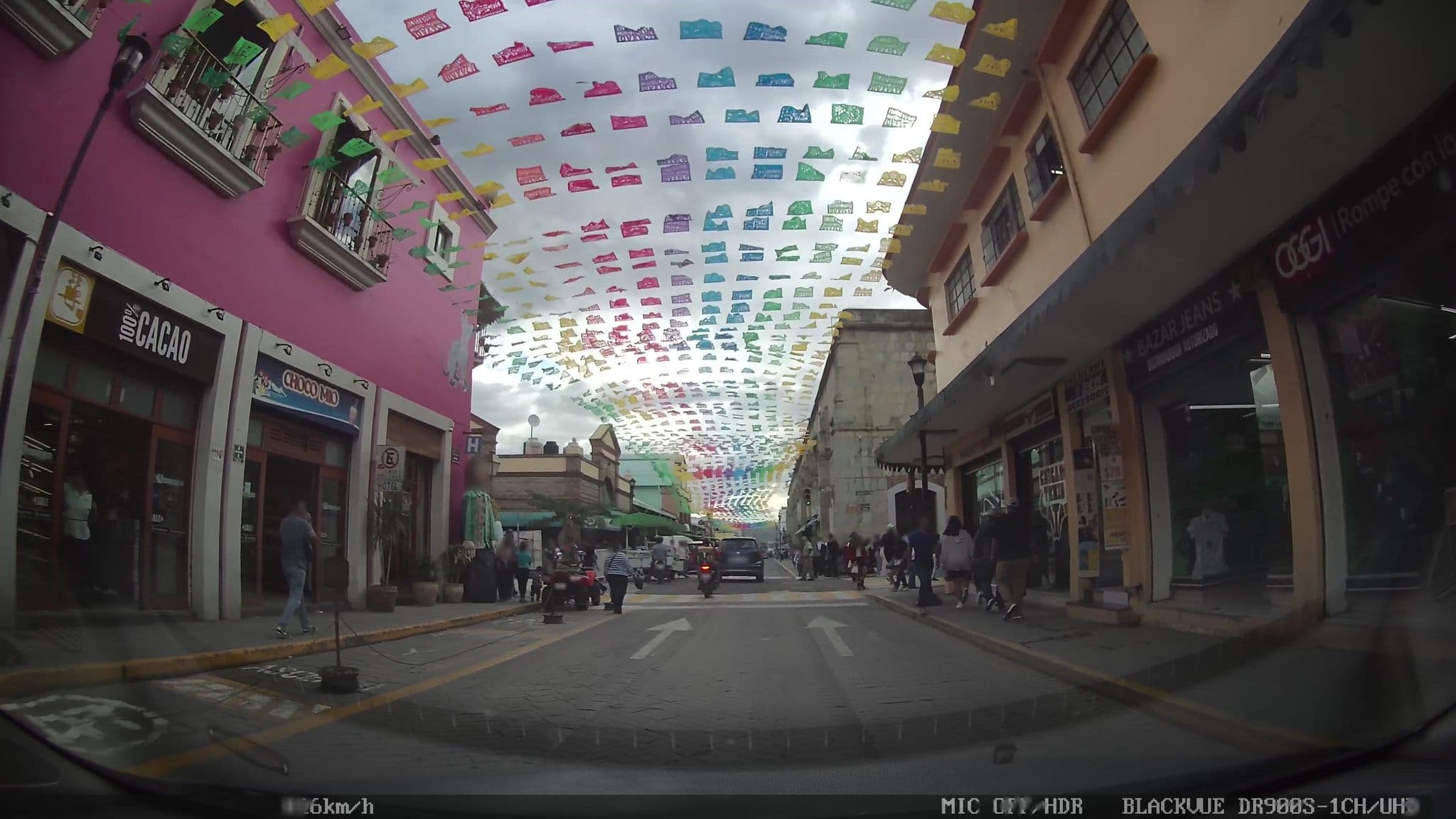 Street view near Trébol, Oaxaca