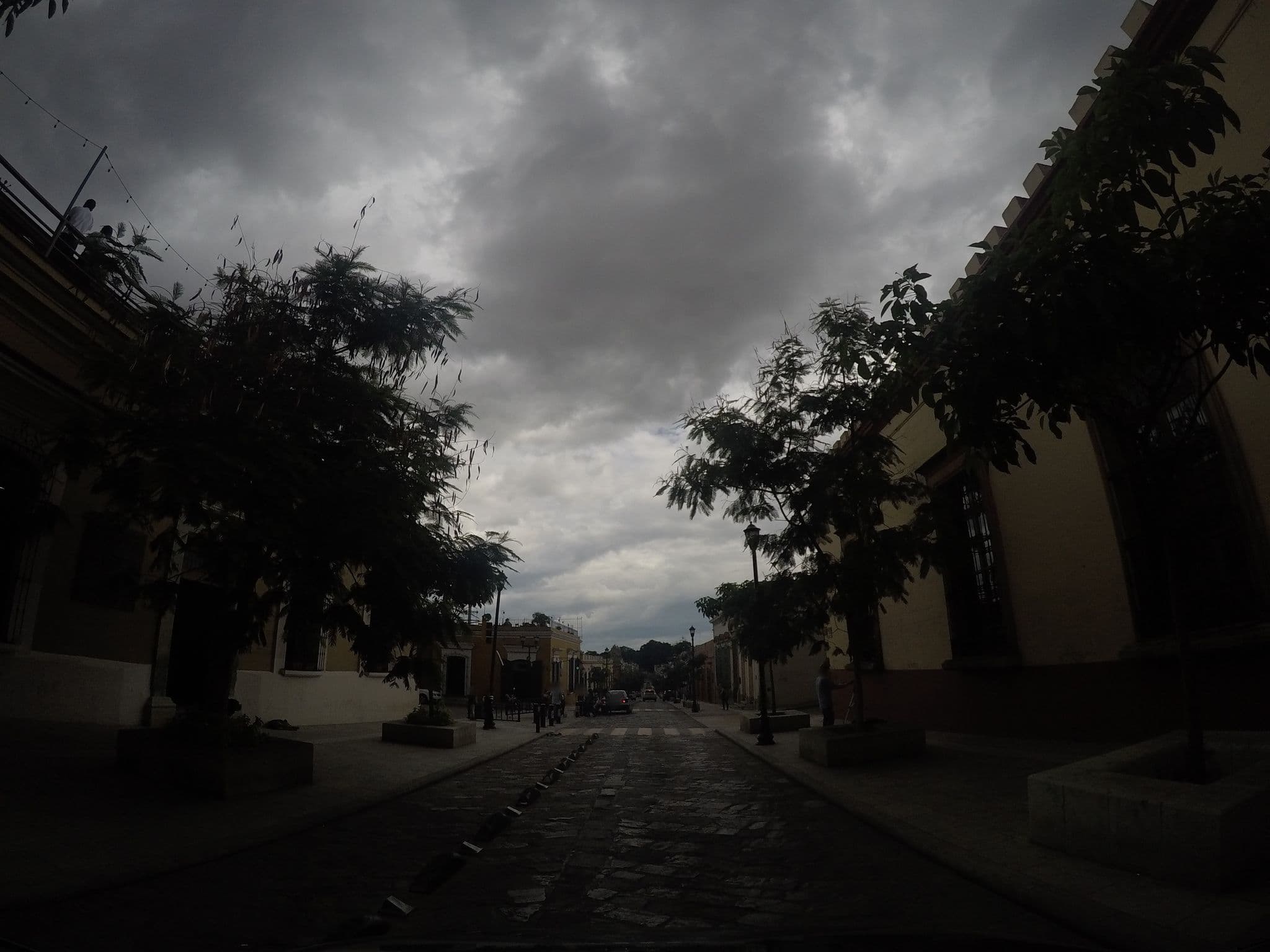 Street view near Palacio Borghese, Oaxaca