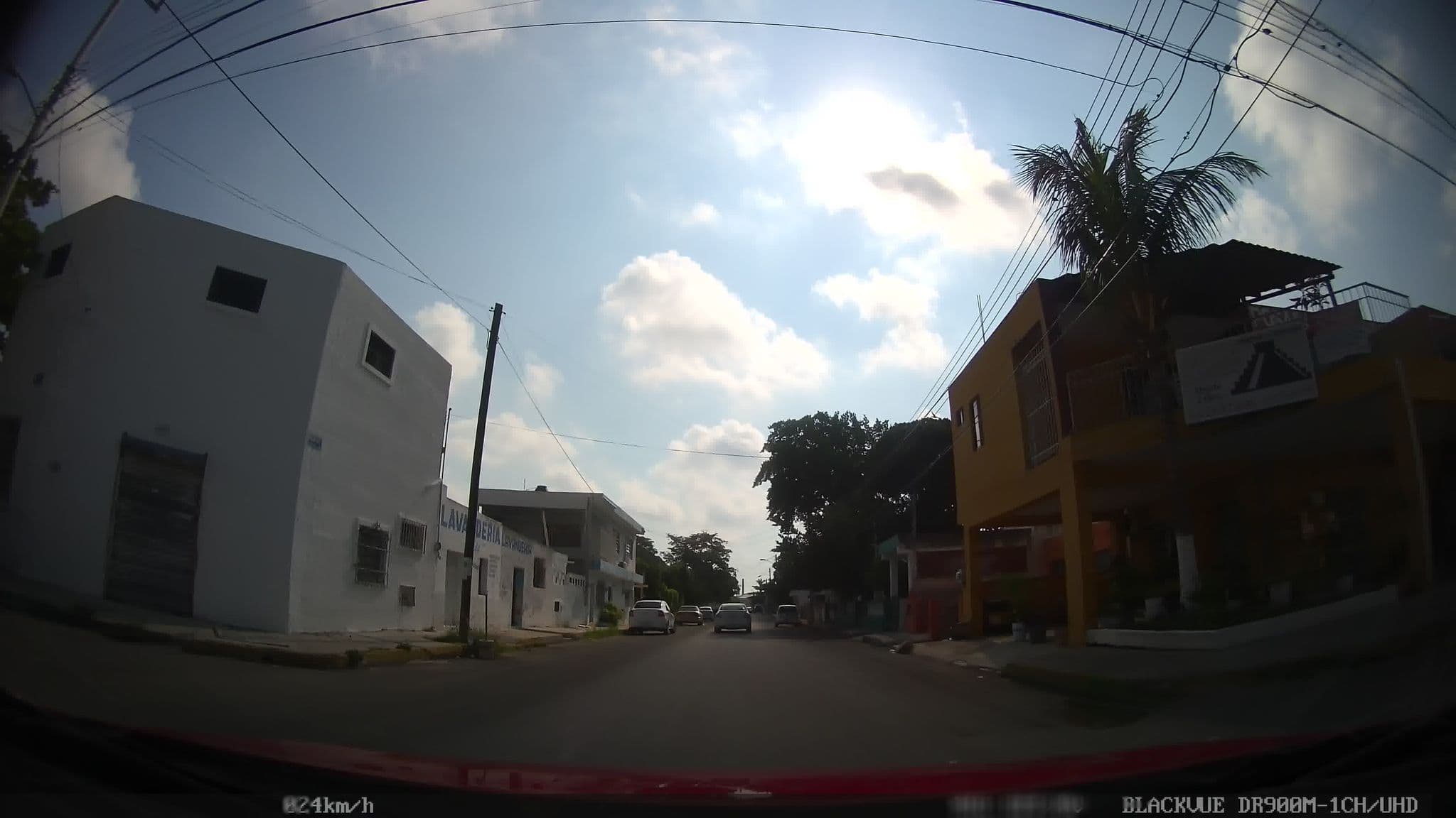 Street view near Posada "Los cuatro hermanos", Mérida