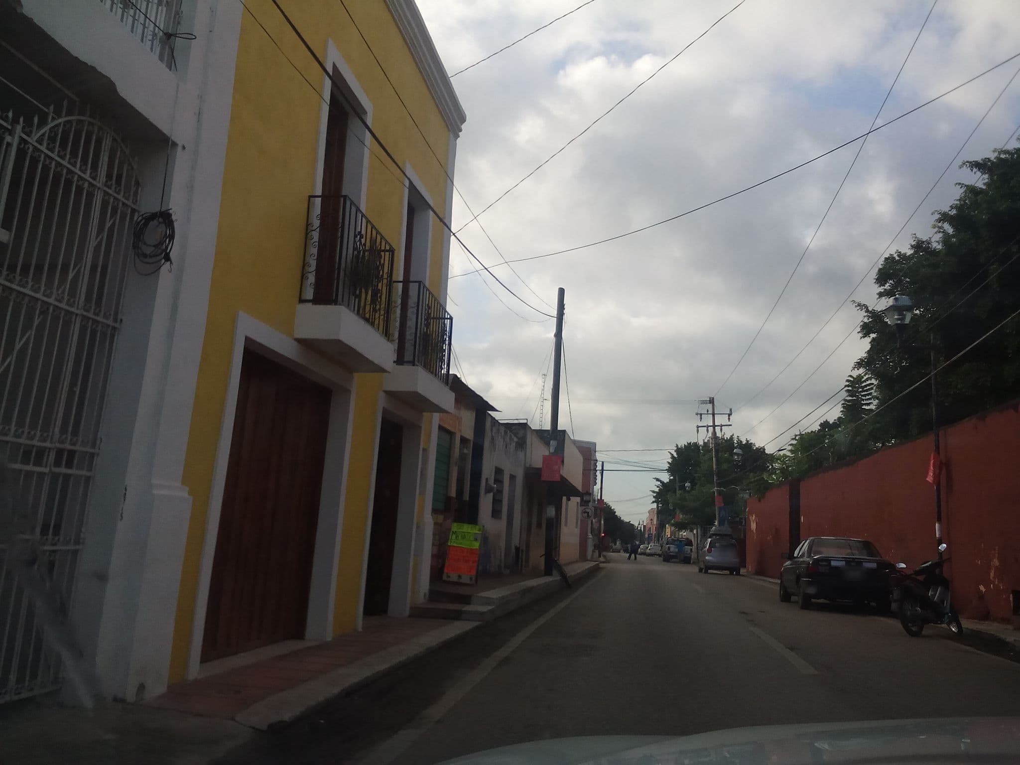 Street view near Hotel Casa Hipil, Valladolid