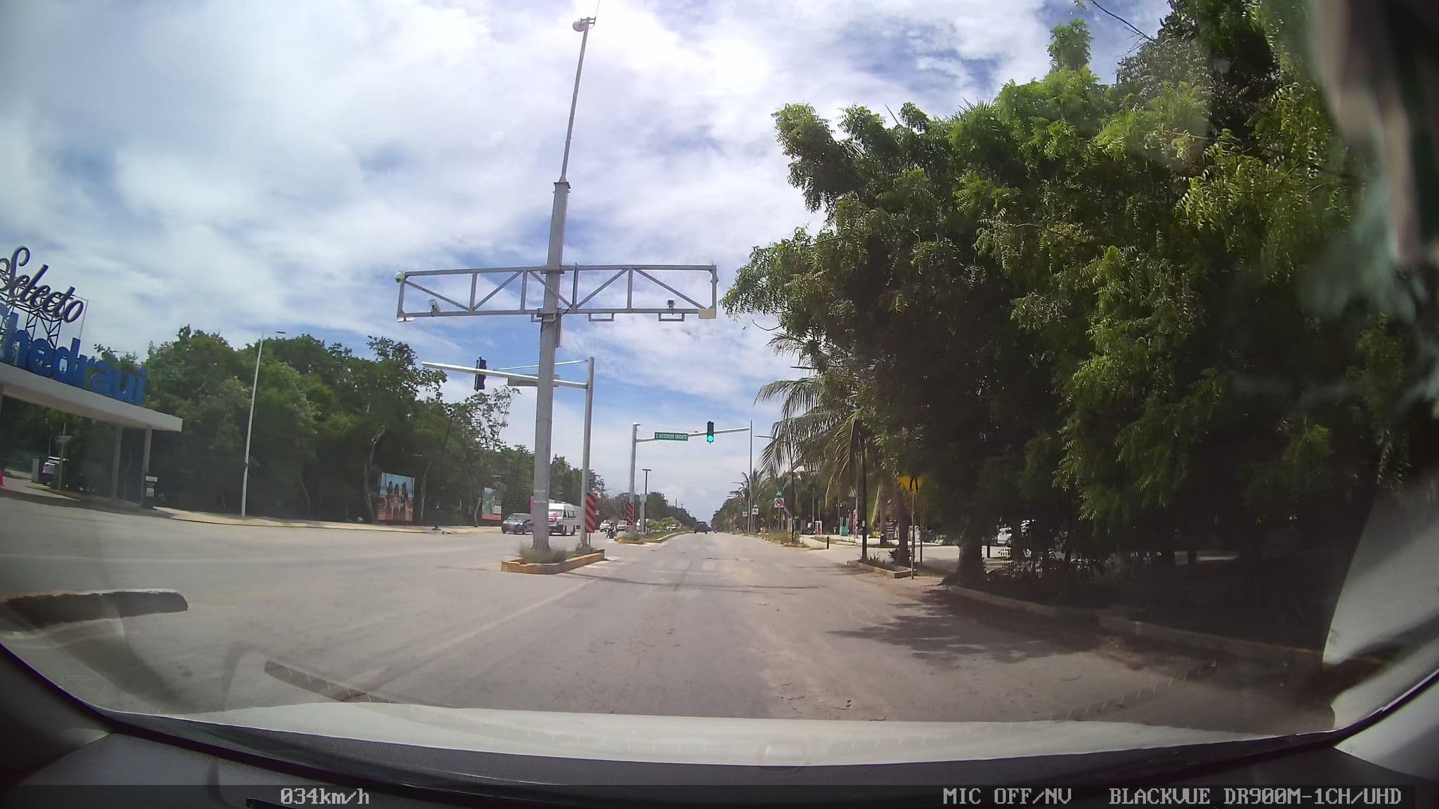 Street view near Amansala, Tulum