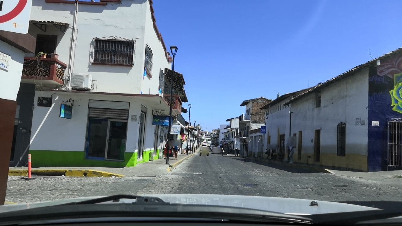 Street view near hostel chanclas, Puerto Vallarta — © oramire (CC BY-SA · Mapillary)